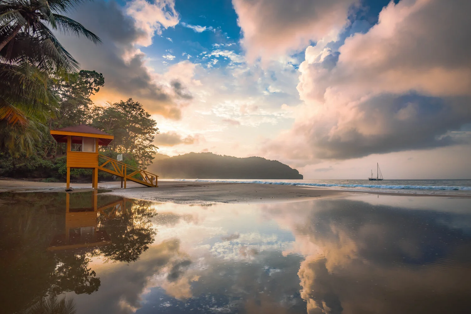 "Life Guard hut reflections" 2017.