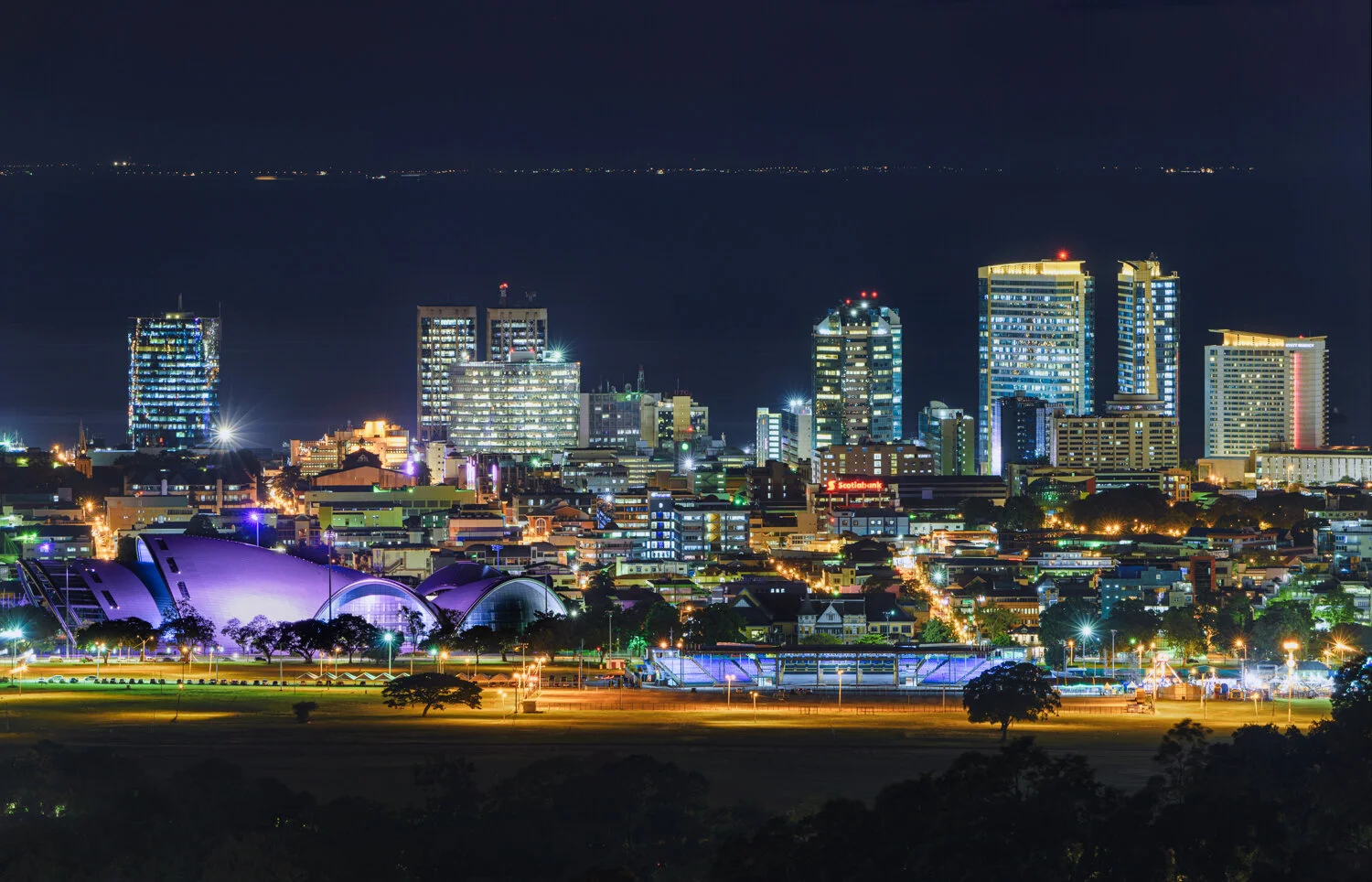"Port of Spain cityscape" 2019.