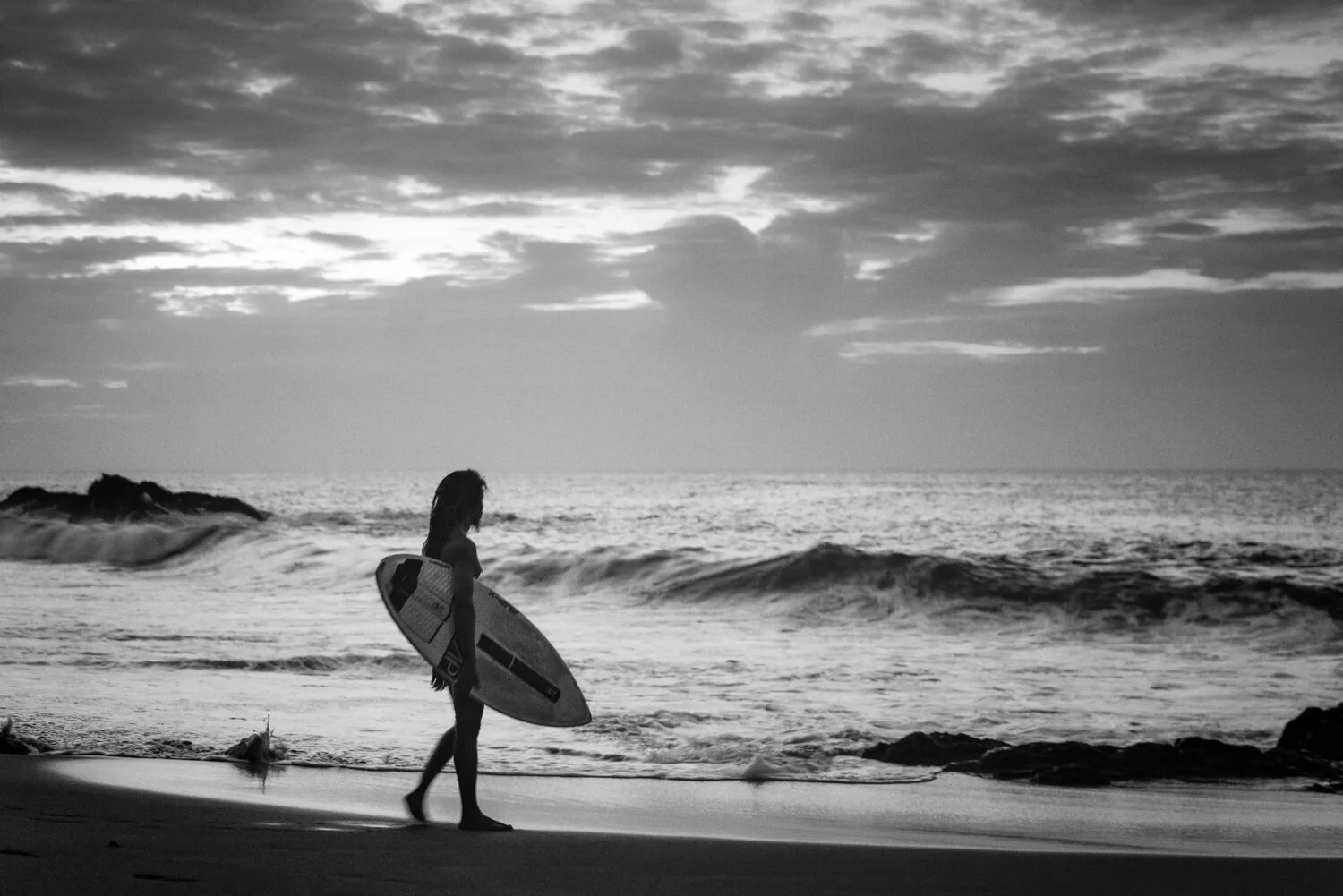 "The Lone Surfer" 2018. Black Rock, Tobago.