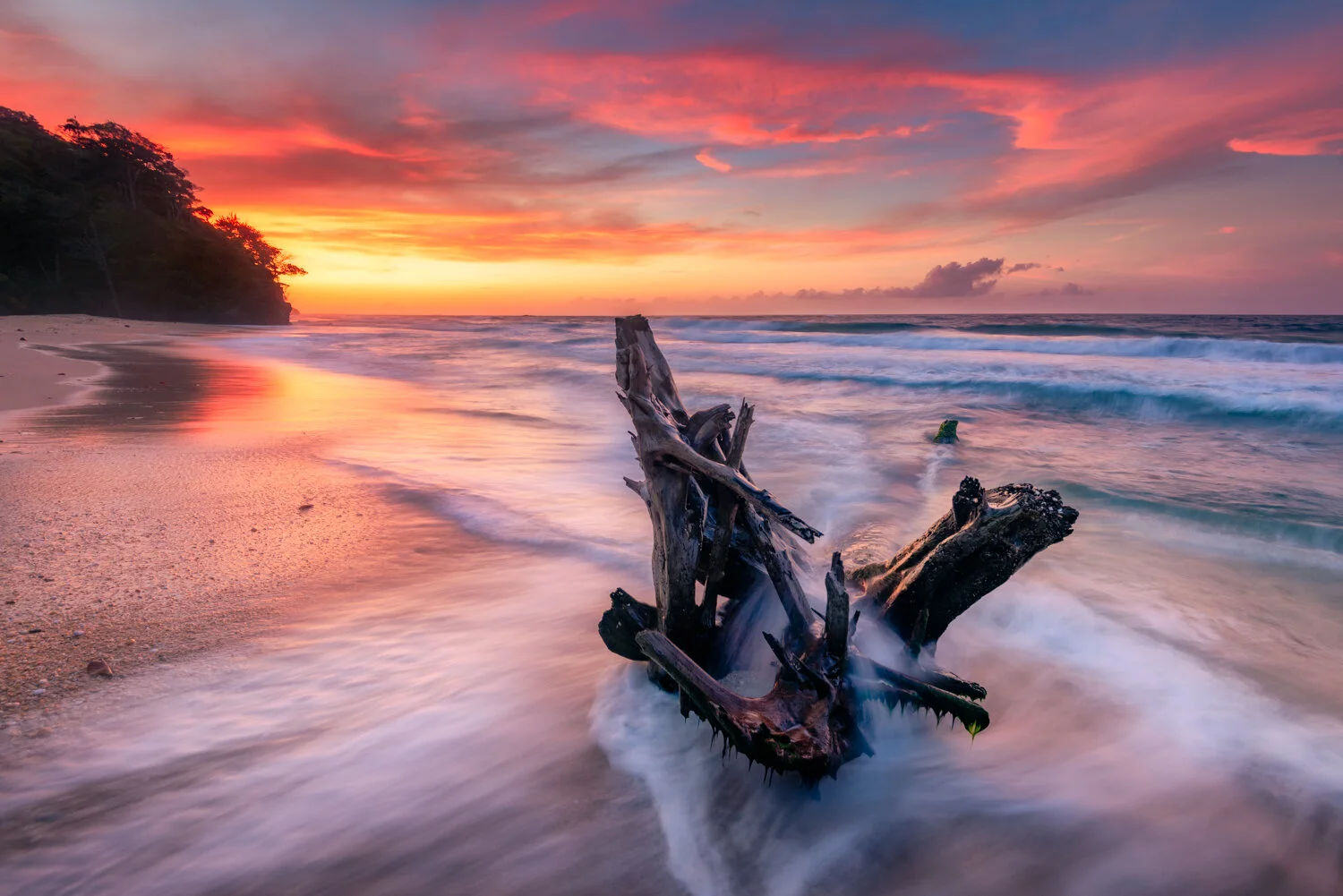 "Dramatic Blanchisseuse" 2019. Yarra Beach, Blanchisseuse, Trinidad.