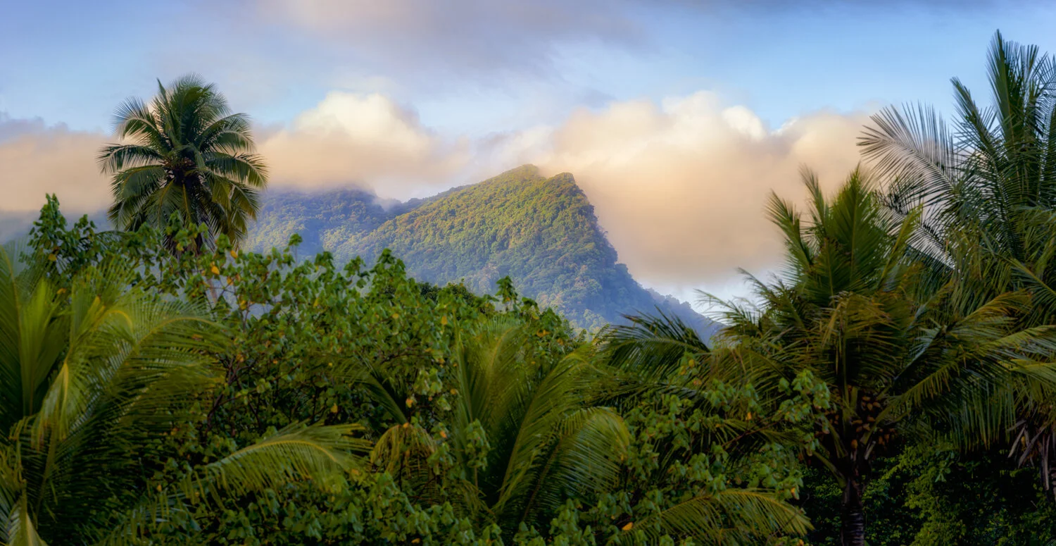 "Sneek peak" 2019: The majestic peak of El Tucuche peeking through some early morning clouds.