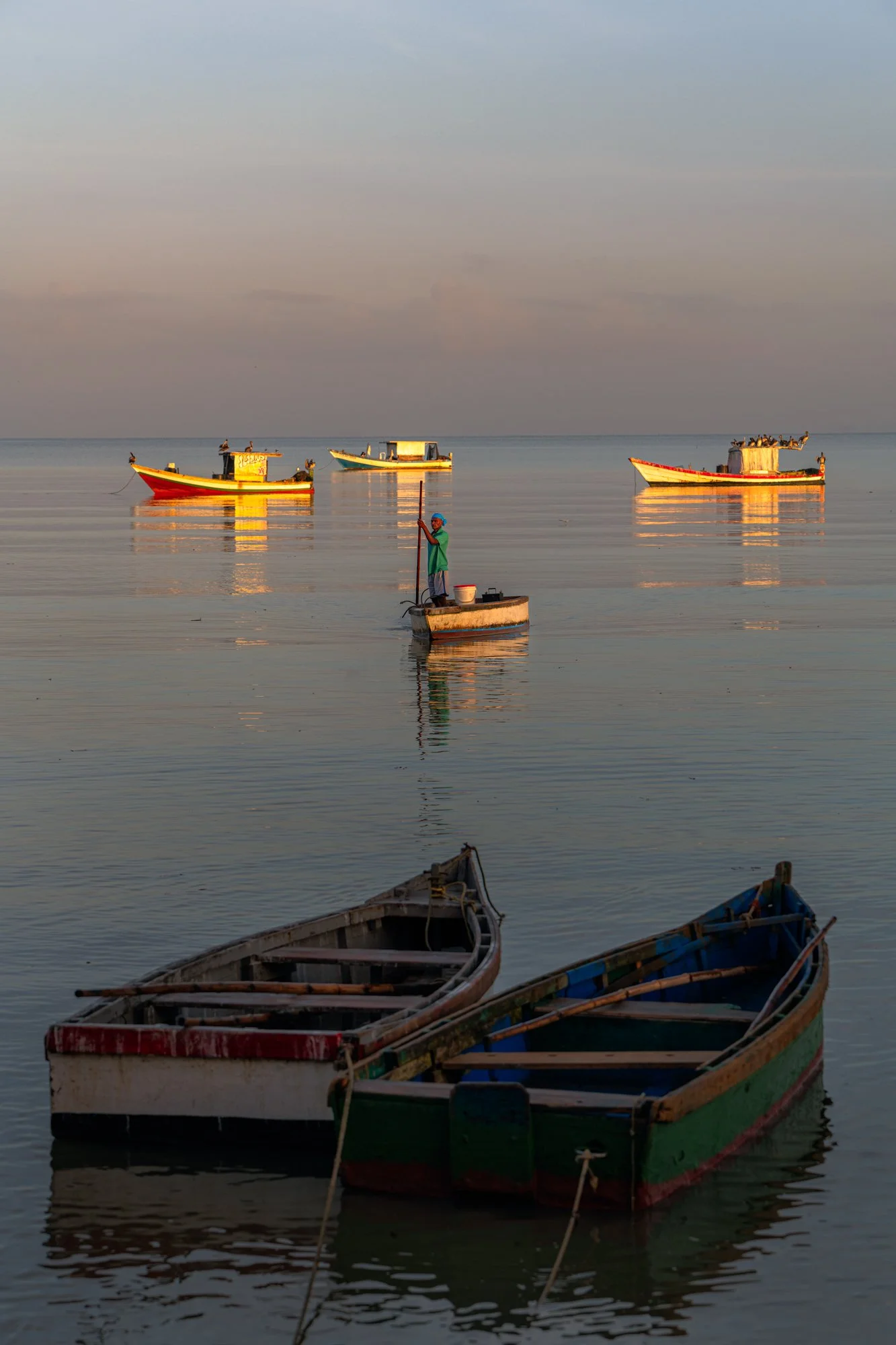 "The fishermen: homeward bound" 2021. Waterloo, Trinidad.