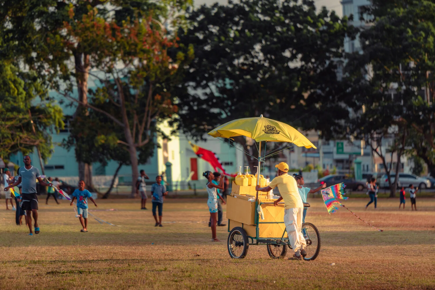 "Easter Sunday in the savannah" 2019. Port of Spain.