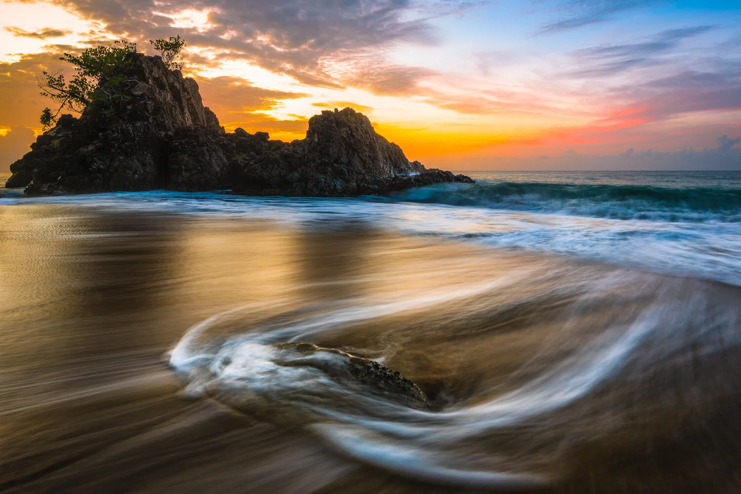 "Awash" 2018. Blackrock, Tobago.