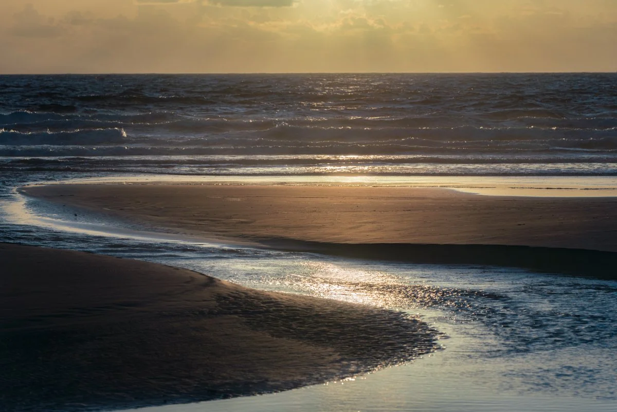 "Golden Curves" 2020. Sunrise in Mayaro, Trinidad
