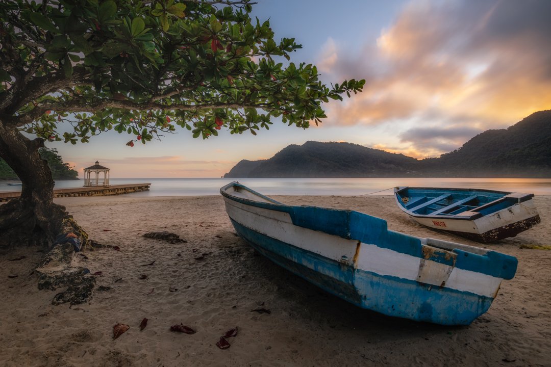 "Good morning from Maracas Bay" Maracas Bay Fishing Village, 2020