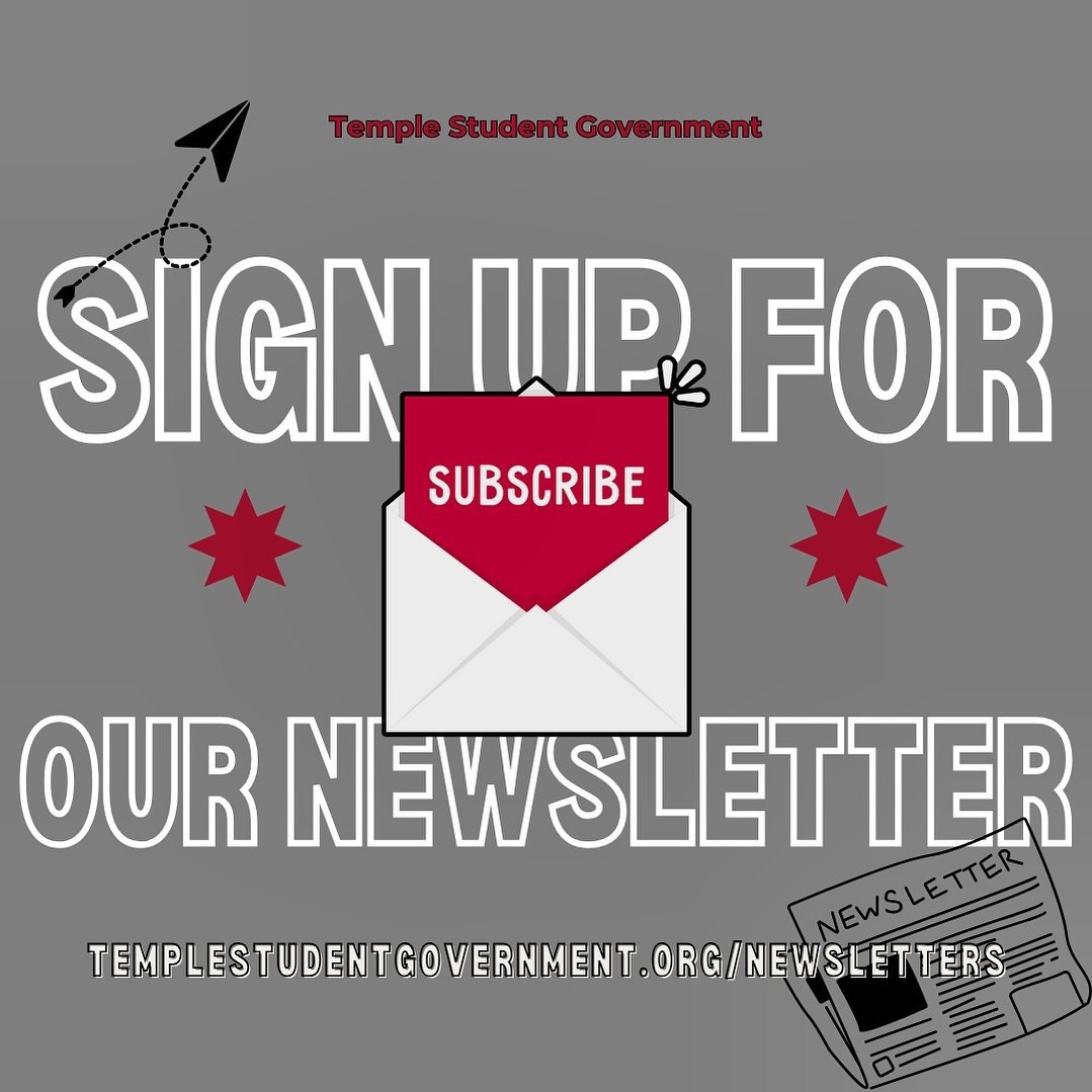 Visit our website TODAY to sign up for our External Newsletters! 😍📚 

#philly #philadelphia #templemade #eagles #gobirds #community #engagement #retreat #college #discover #templeproud #temple #townhall #introductions #changes #discover #politics #