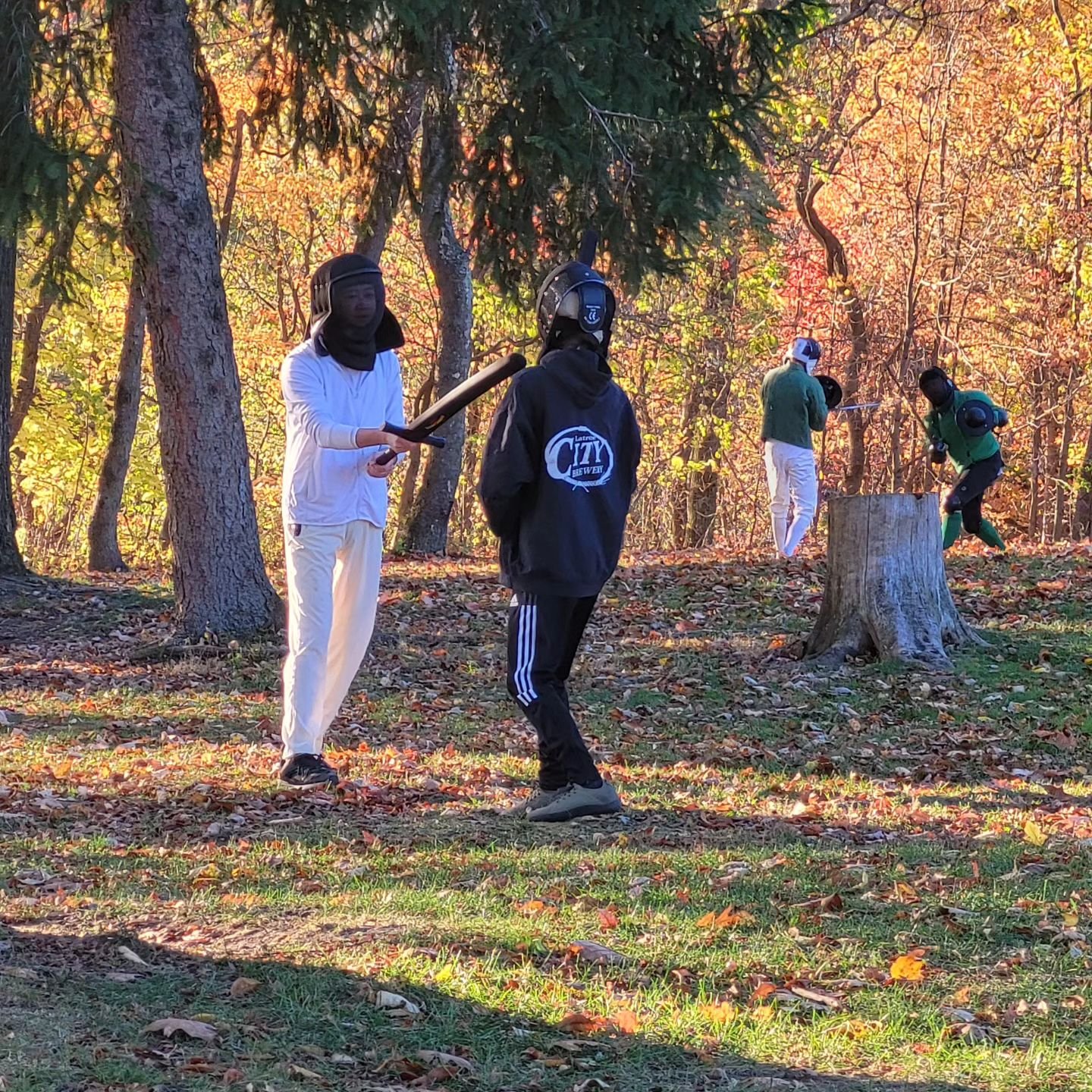 Having some nice study group meetups this Autumn! Next one is this evening at 5pm at the Middle Road Soccer Fields Complex next to the Pleaant View Shelter at Middle Road Community Park!

#free #fencing #sparring #swords #hema #swordlife #hemastudygr