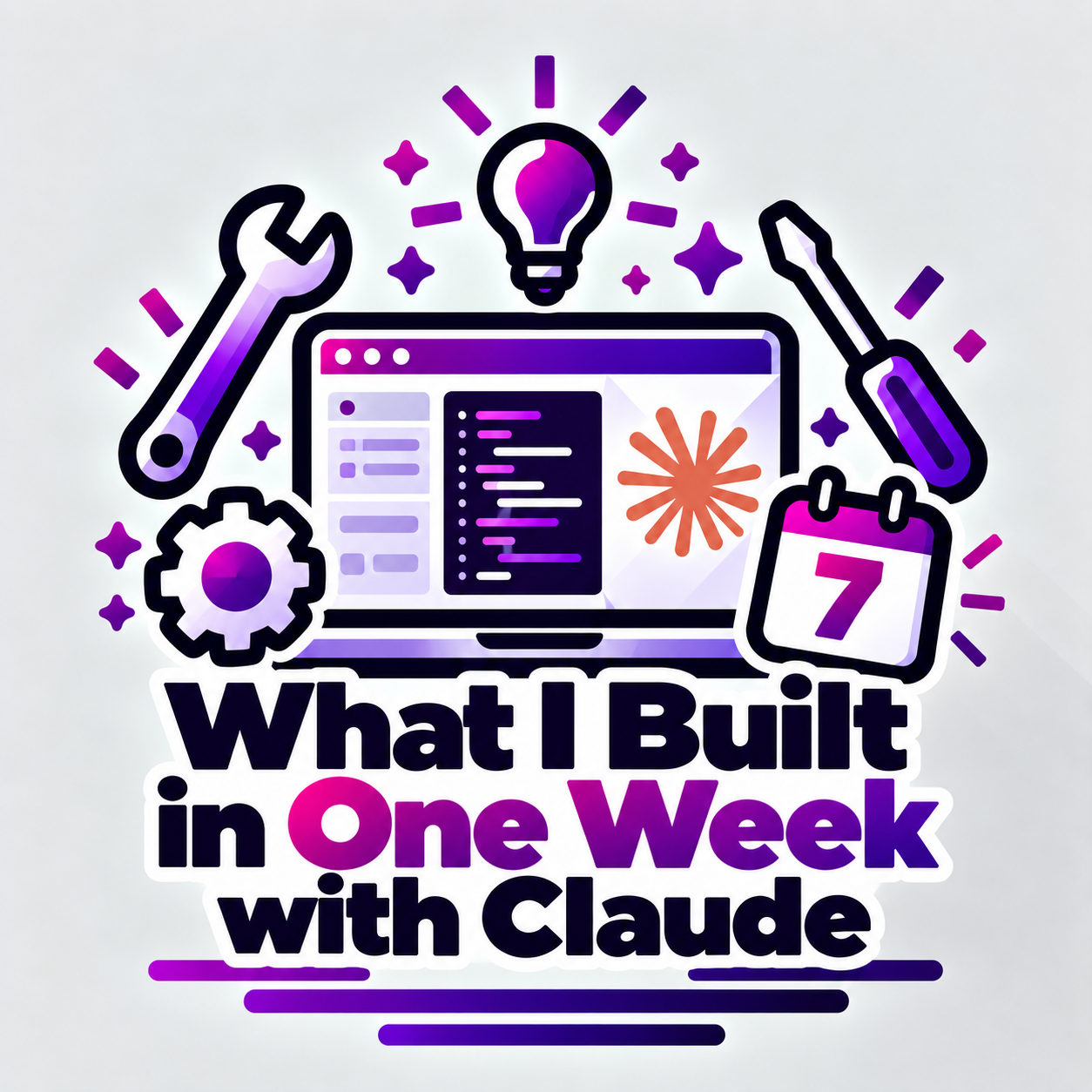 What I Built in One Week with Claude