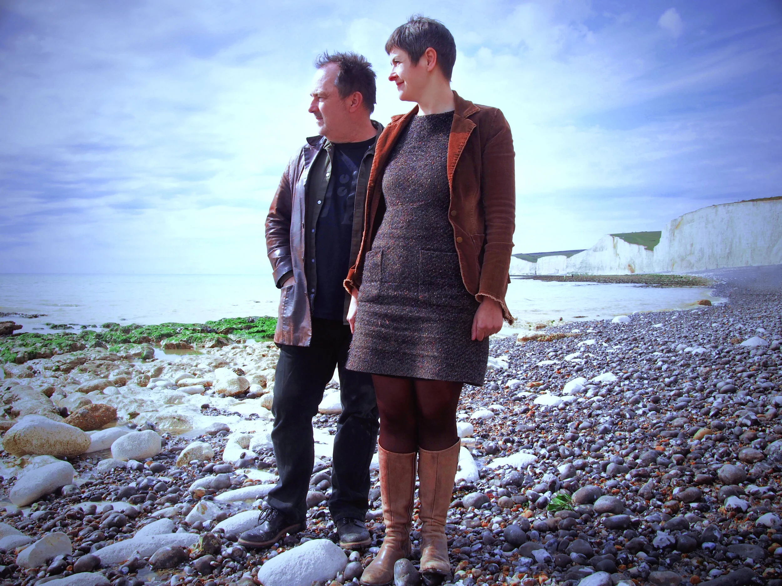 Amelia Fletcher and Rob Pursey of The Catenary Wires