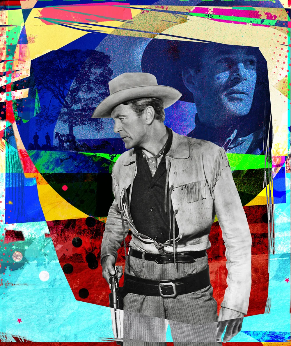 アート・デザイン・音楽 GARY COOPER Gary Cooper - early years Digital Art by Retro Movie Posters