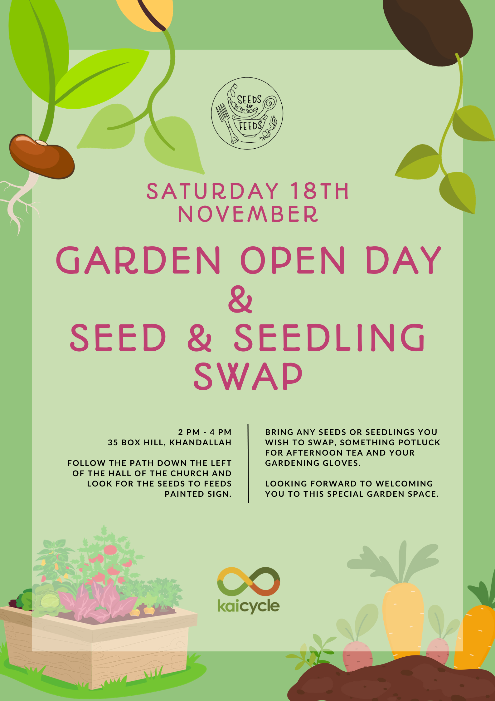 Garden OPEN DAY &amp; SEED AND SEEDLING SWAP : St Barnabas Khandallah