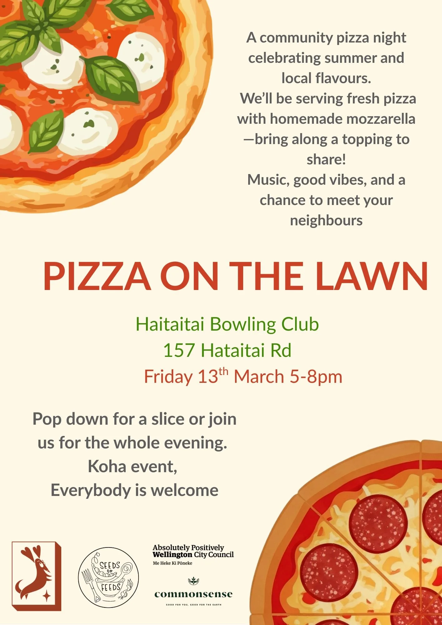 Pizza on the Lawn - Hataitai