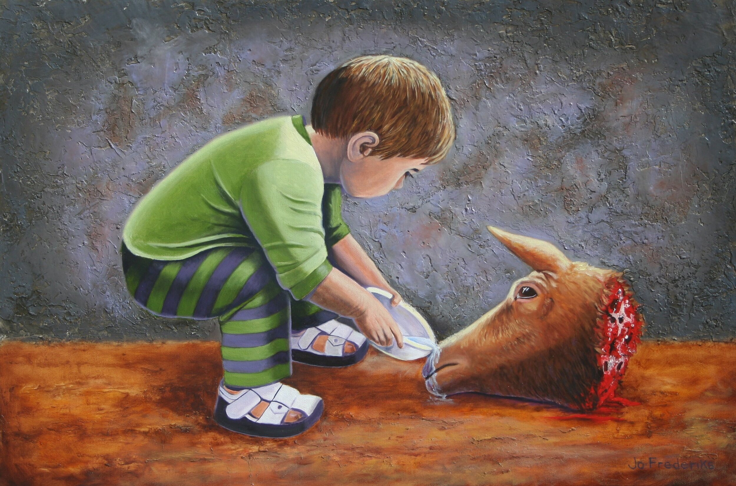 Animal Rights Paintings - Jo Frederiks