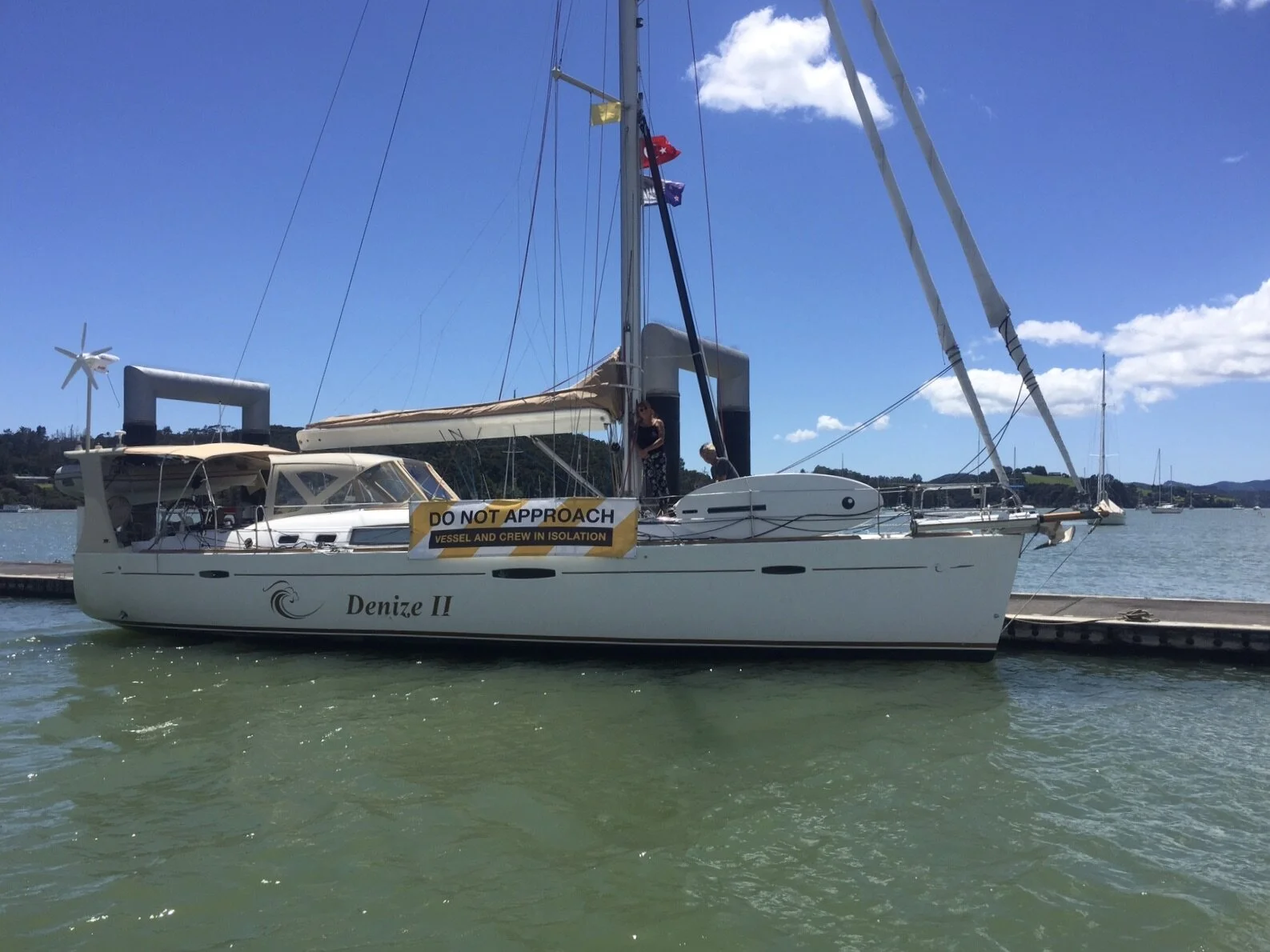 Denize II Arrived in Opua, New Zealand