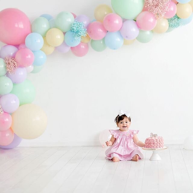 Happy 1st Birthday Mila! We were so thrilled to be a part of this one year milestone shoot with @emerydavis_photography. Thank you @heather__francis! 💗💗💗