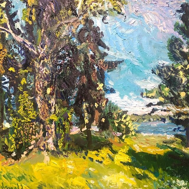  Plein air oil painting. Seattle, WA 