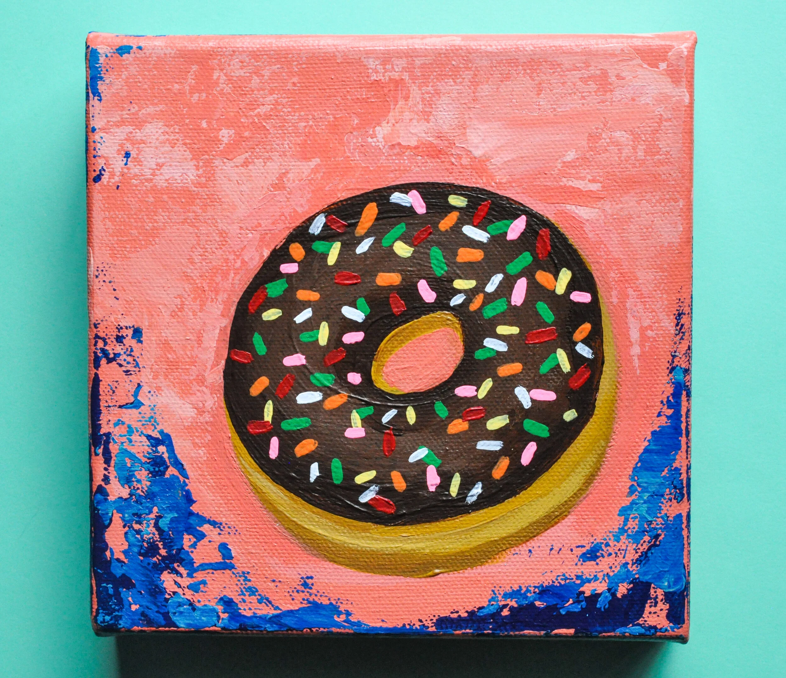 Chocolate Glaze Donut with Sprinkles