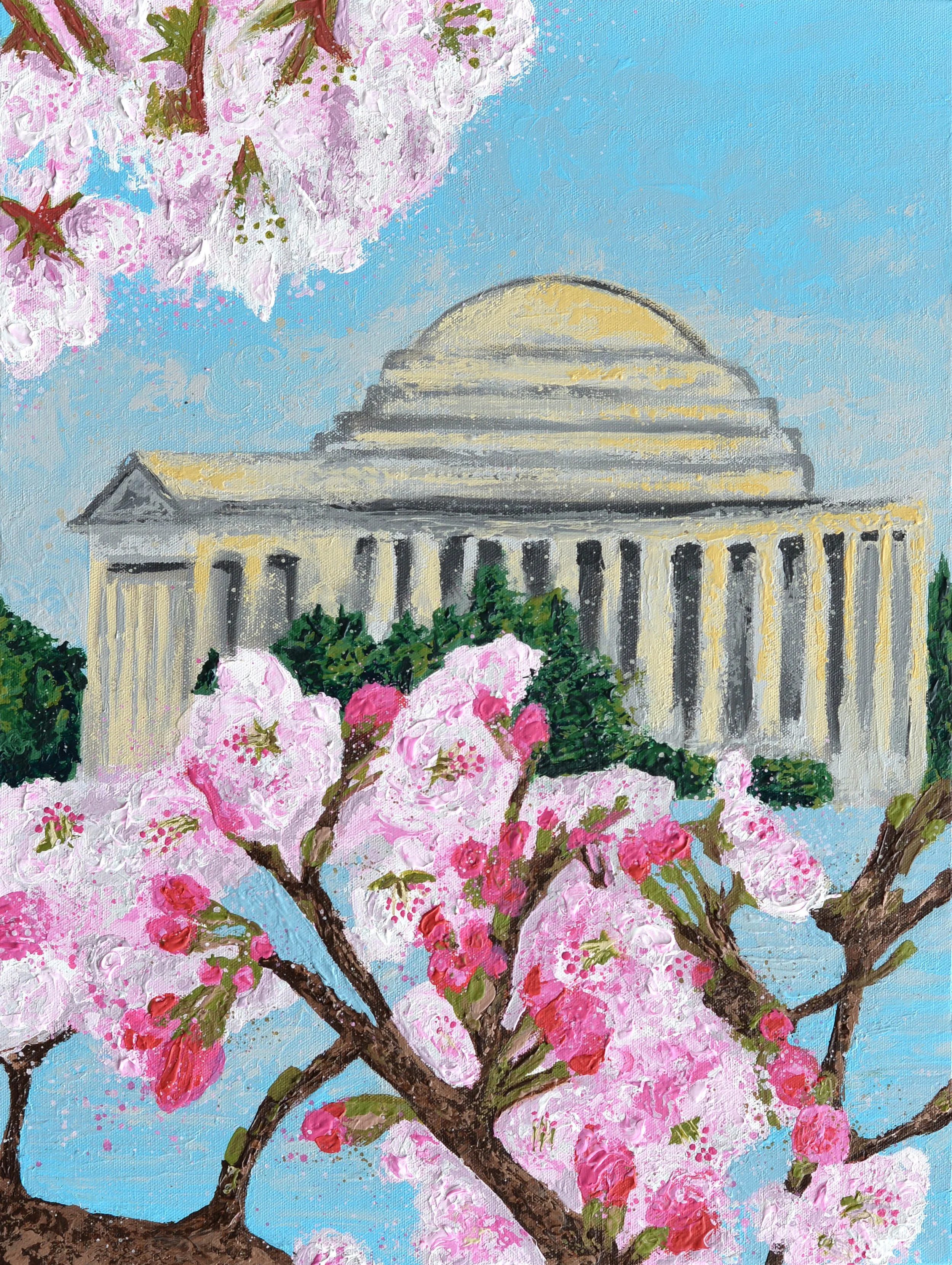 Cherry Blossoms - Jefferson Memorial Monument