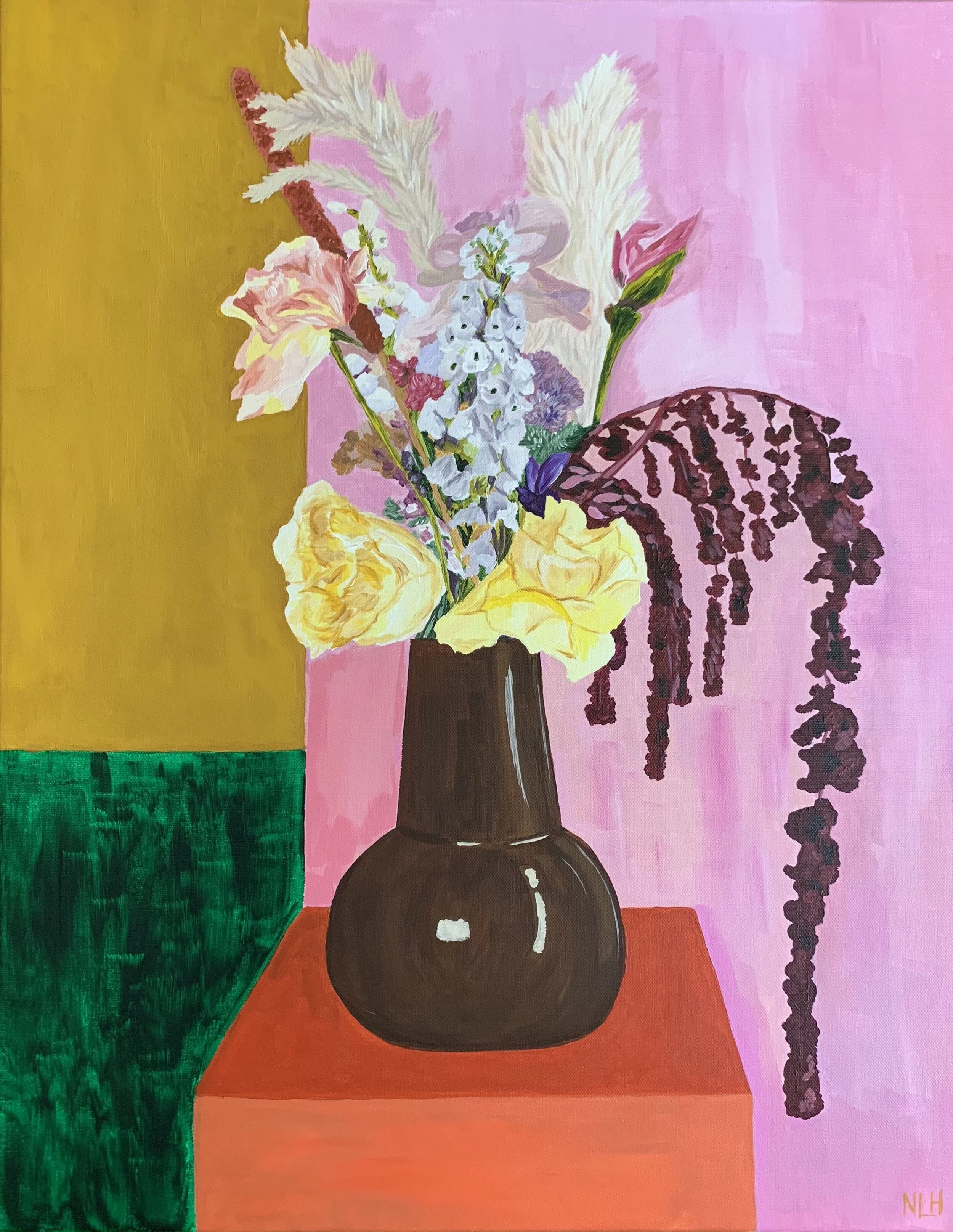 Brown Vase Floral