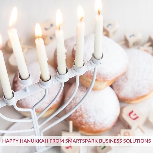 Happy Hanukkah from SmartSpark Business Solutions! There is a lot to love about the Festival of Lights - candles, fried food, games, and then more fried food. What more could you ask for? ⁠
⁠
Hannukah also reminds us that anything is possible. When t