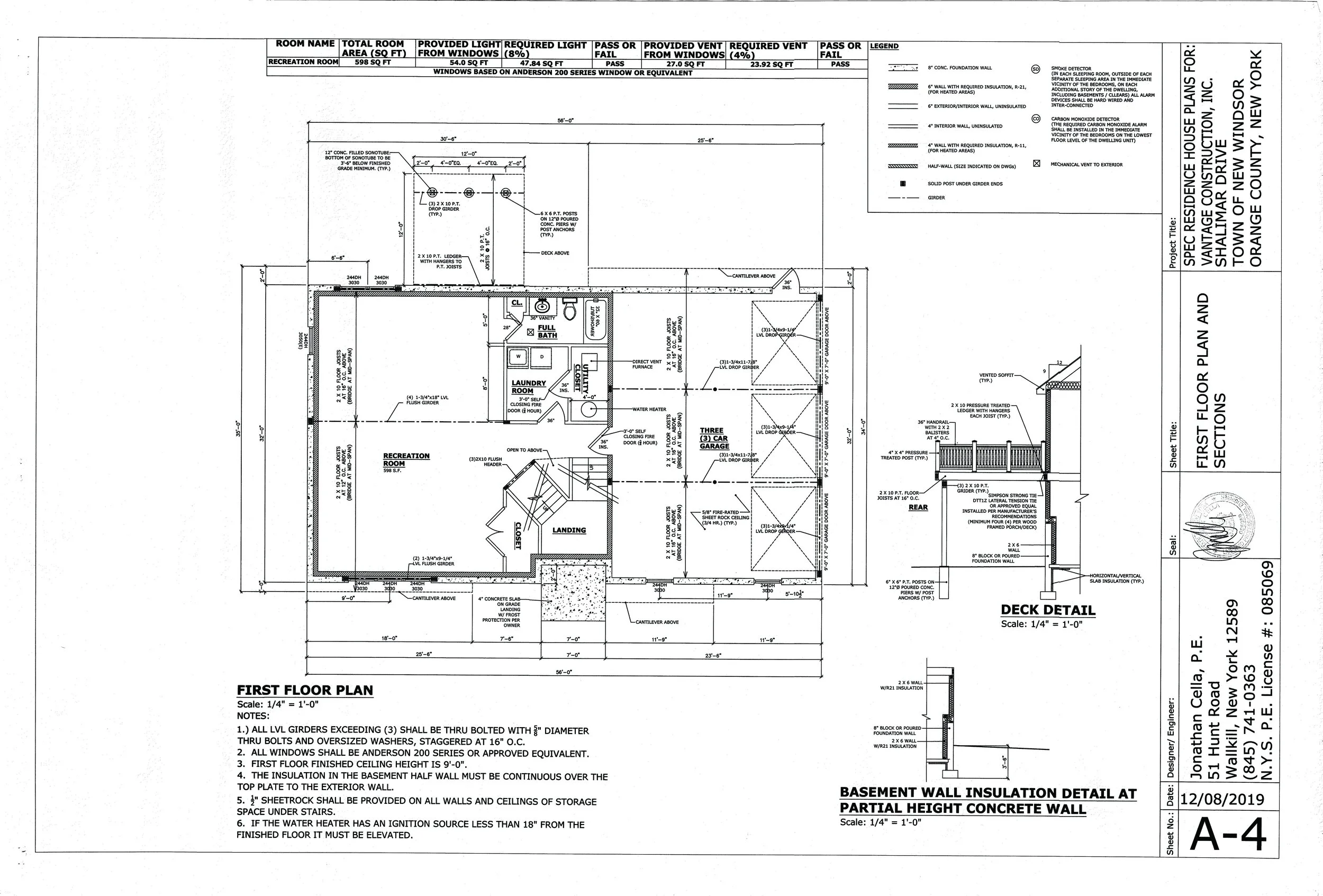 SHALIMAR DRIVE — Vantage Construction