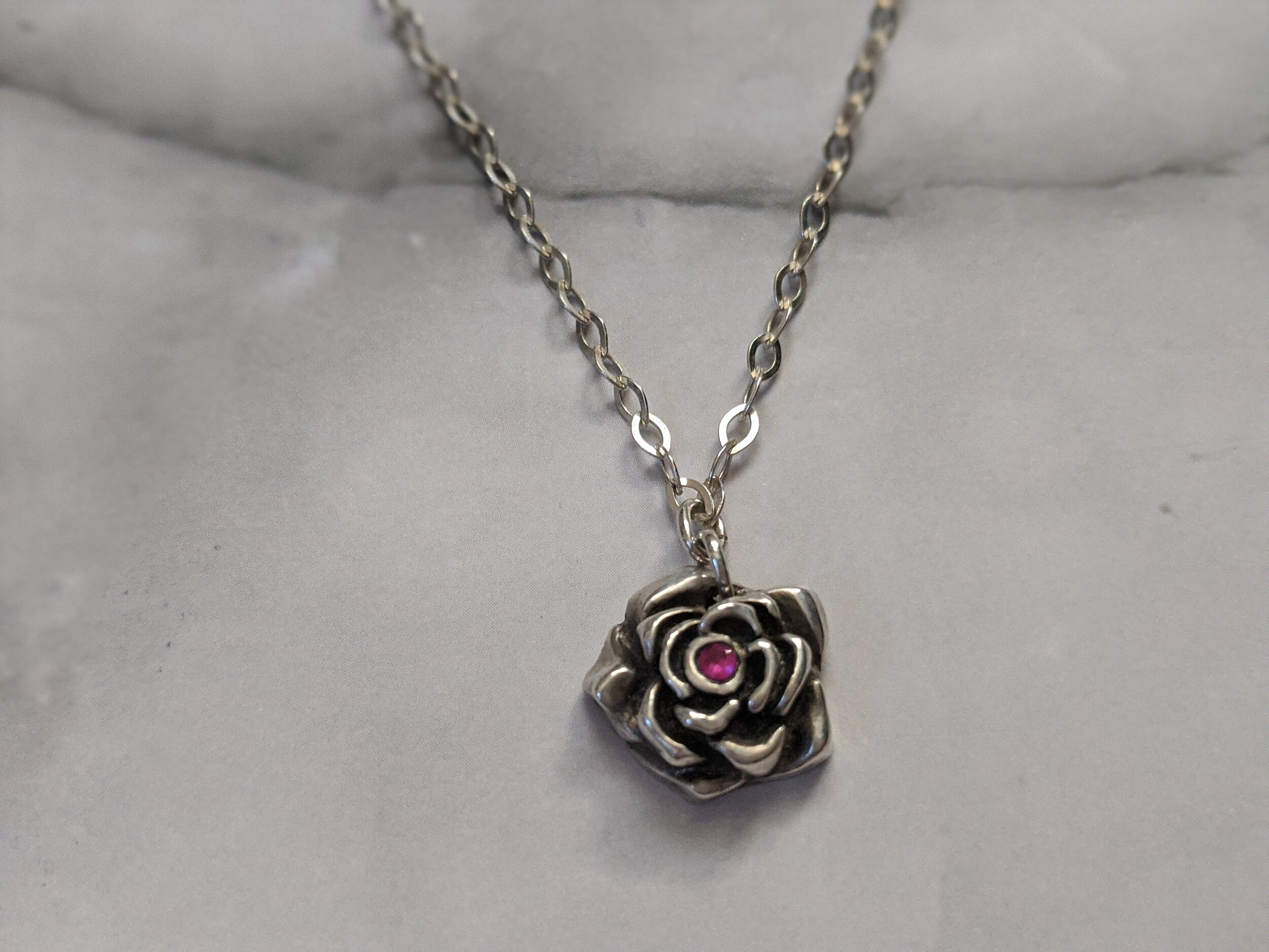 Red Rose Necklace