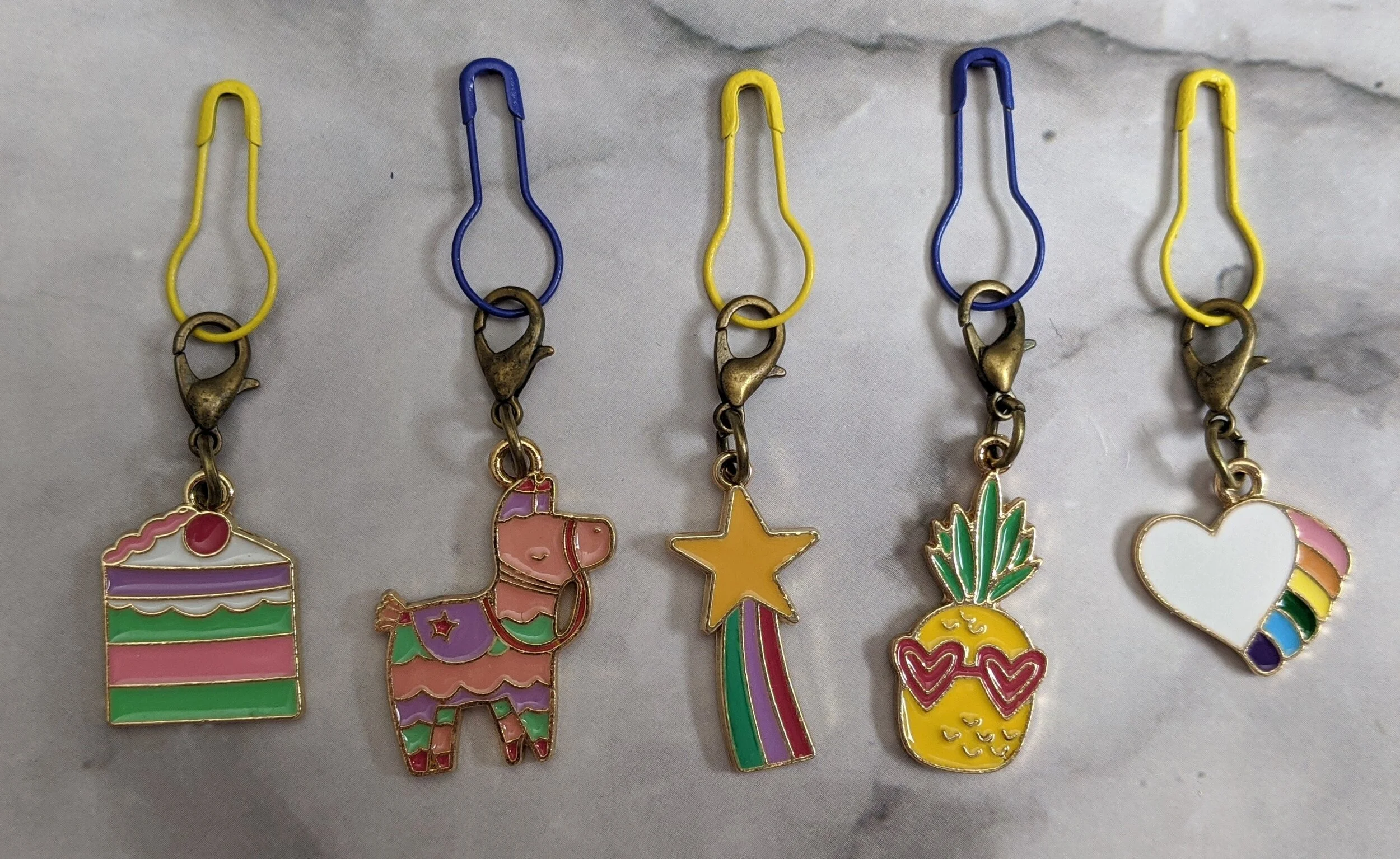 Dreaming of Summer - Stitch Markers/Pulls - Set of 5