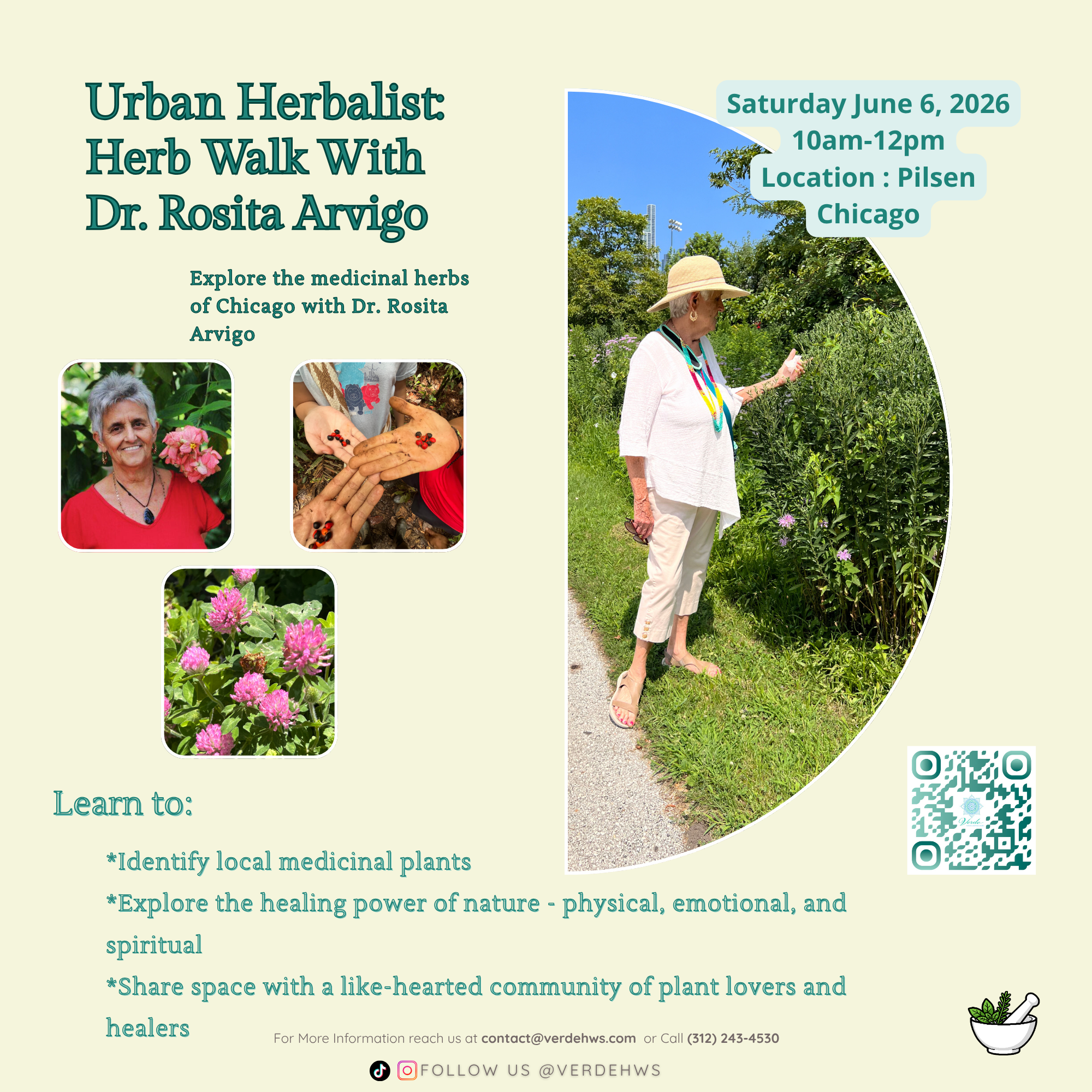 Urban Herb Walk with Dr. Rosita Arvigo