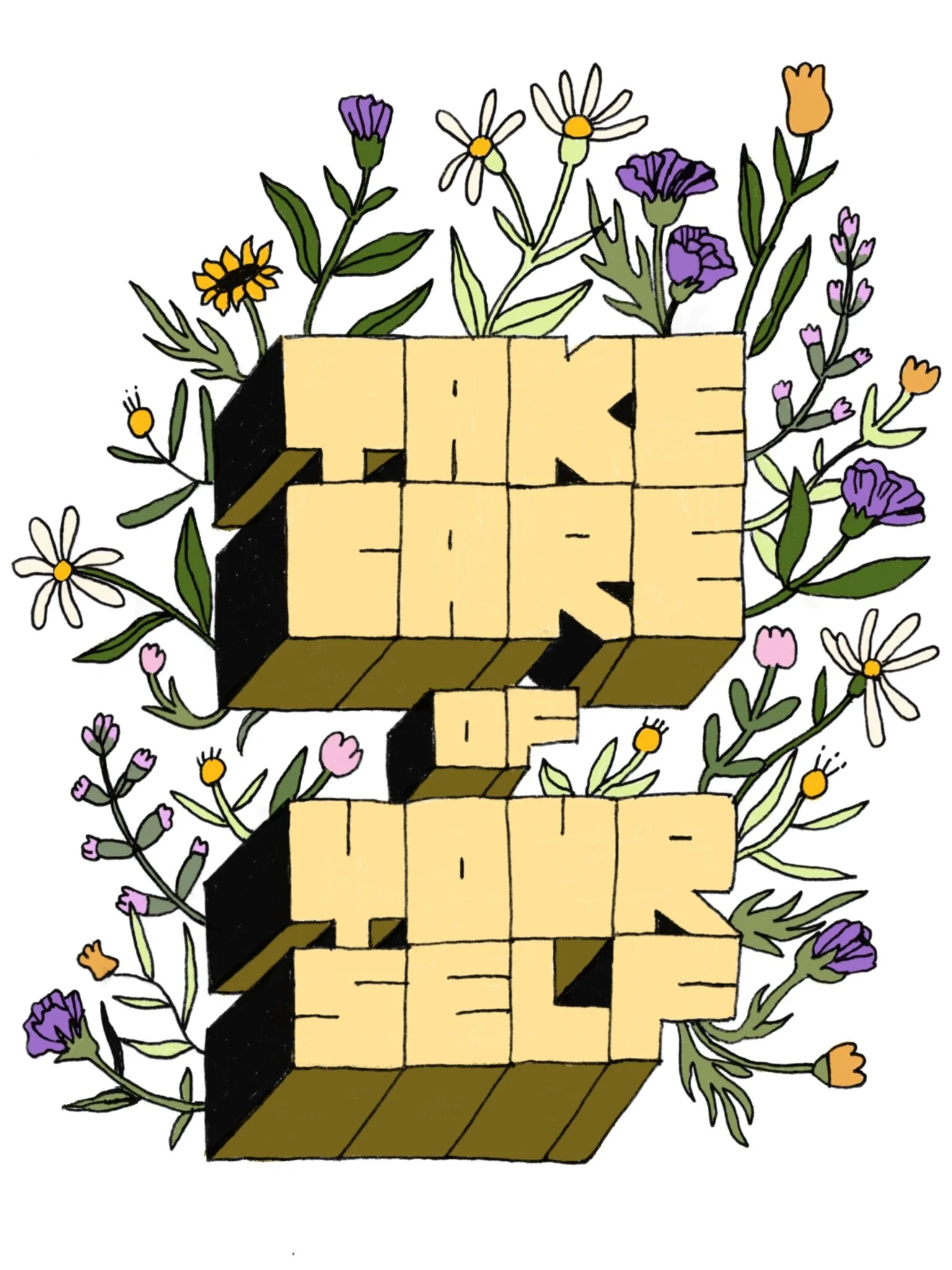 Take Care Of Yourself - Color