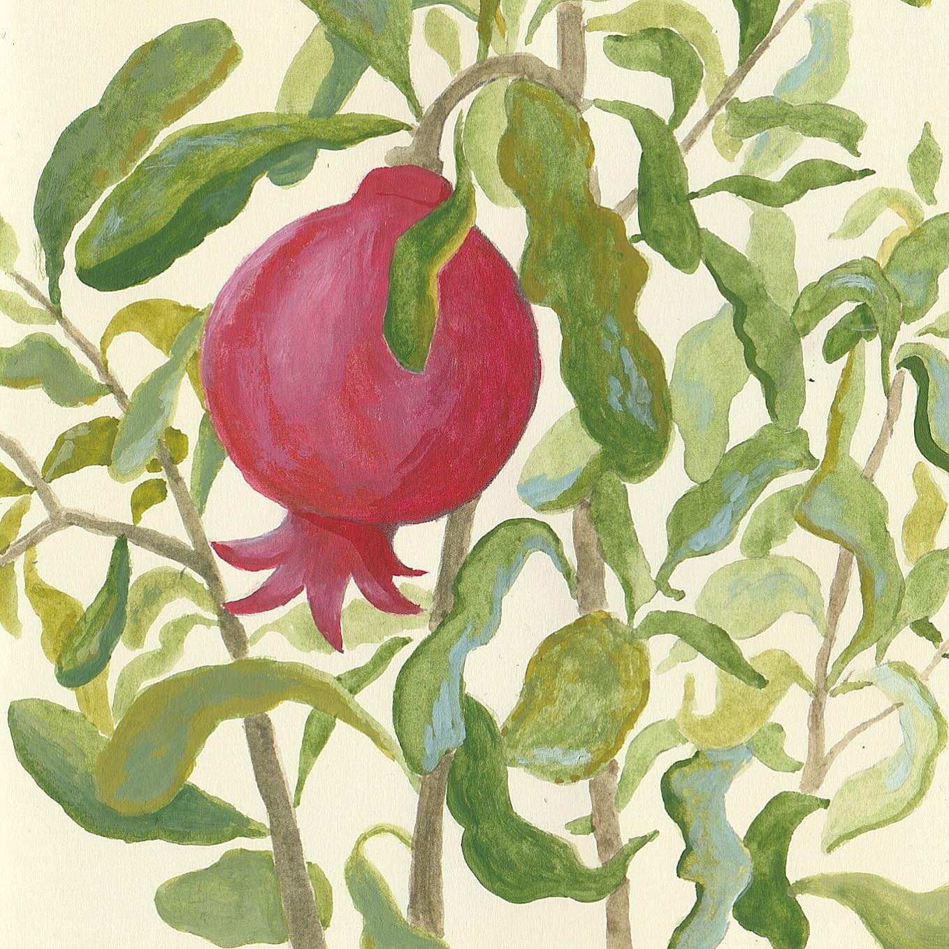 may we all find an abundance of love, good health, and community in this new year &hearts;️ i love yall, thanks for sticking around &amp; supporting my work.
.
.
.
.
.
.
.
.
.
.
.
#gouache #pomegrante #illustration #painting #hashtaglimit???