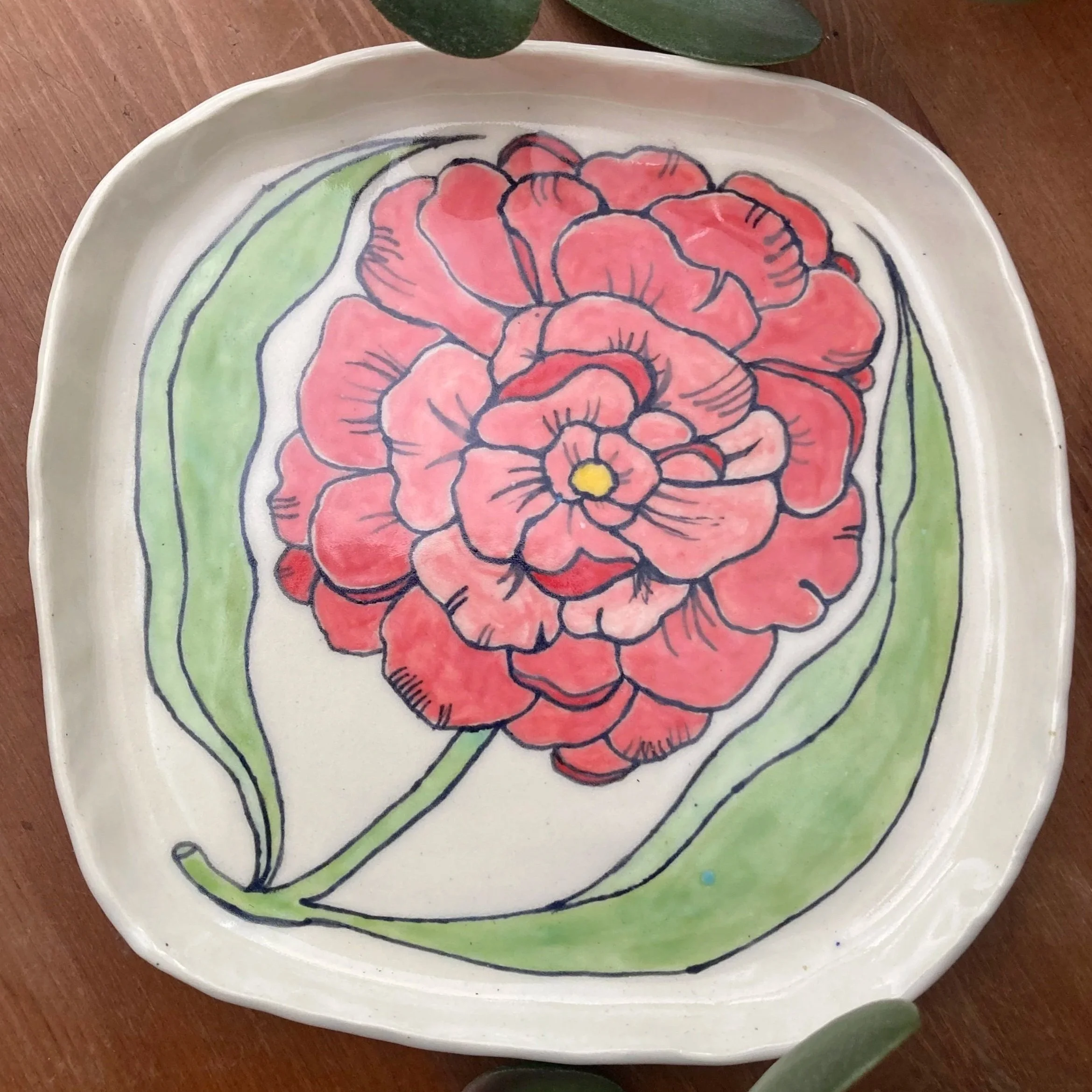 Peony Plate