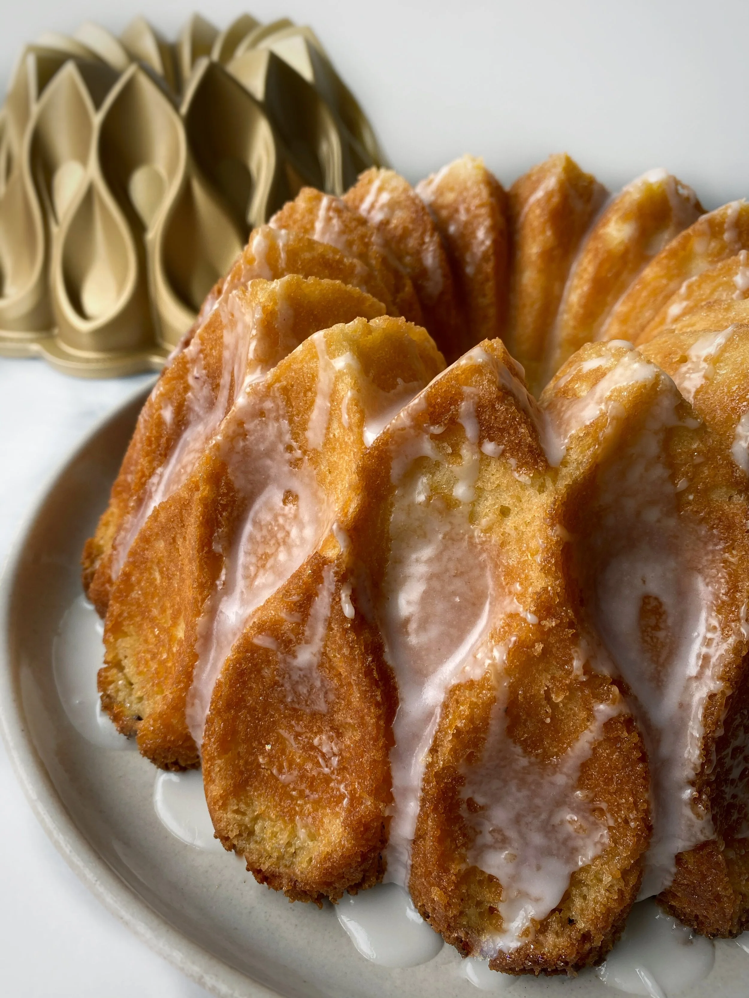 Lemon Lavender Bundt Cake