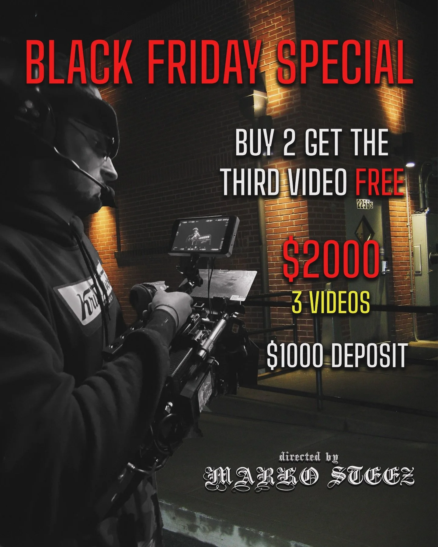 Didn&rsquo;t Know There Was A Sale On Videos For Black Friday 😵&zwj;💫

Better Do Your Music Video Shopping Before U Go Crashout Tomorrow‼️

#fyp #pov #musicvideo #director #blackfriday