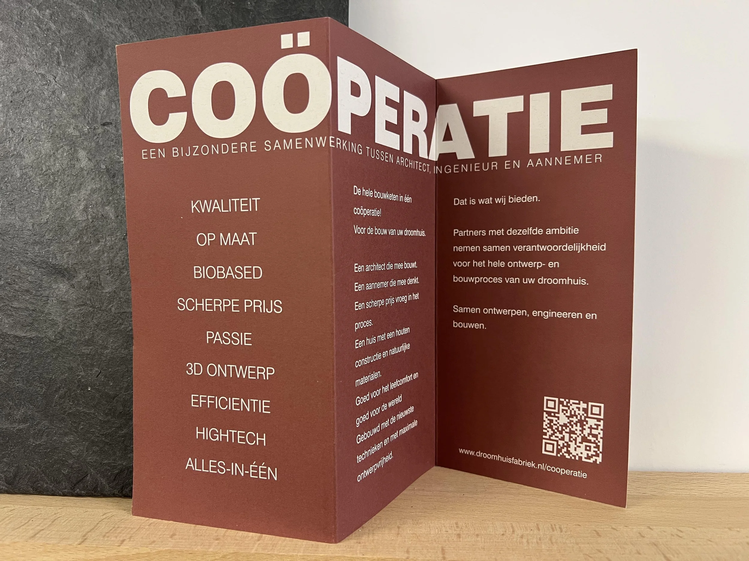 Architect en Bouwer in één coöperatie!