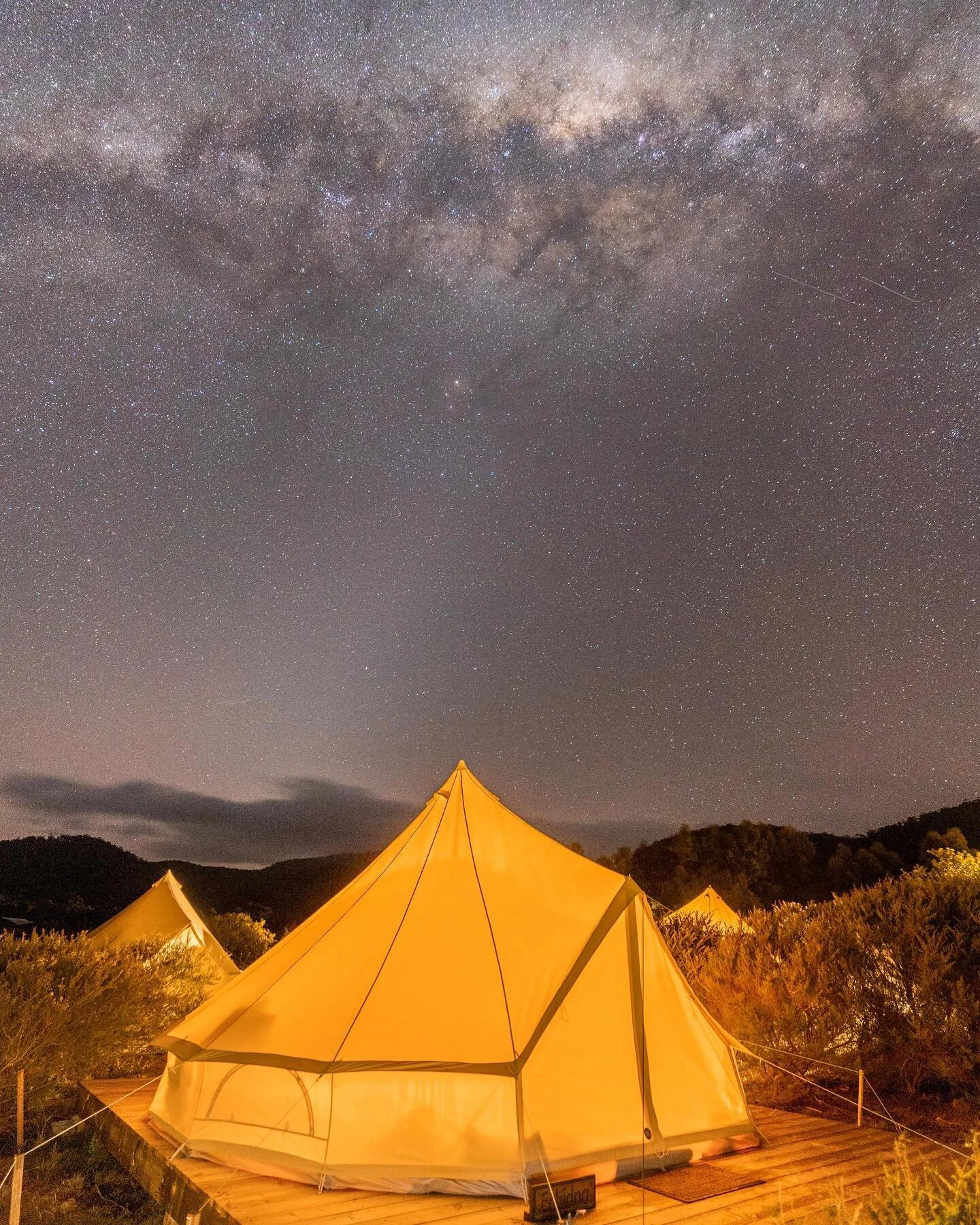 Glamping under the stars ✨ @littlebeachcoglamping