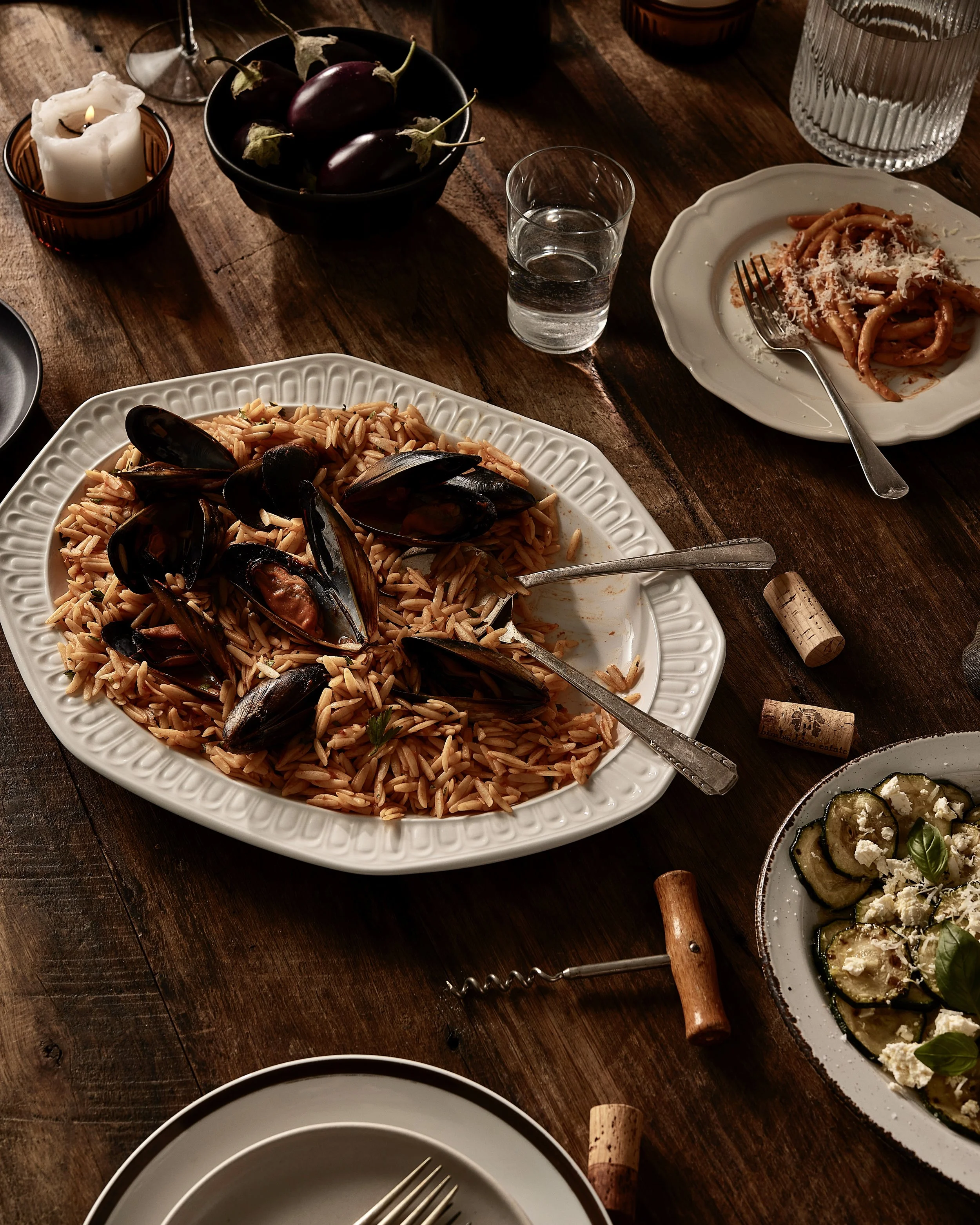 MUSSELS WITH ORZO