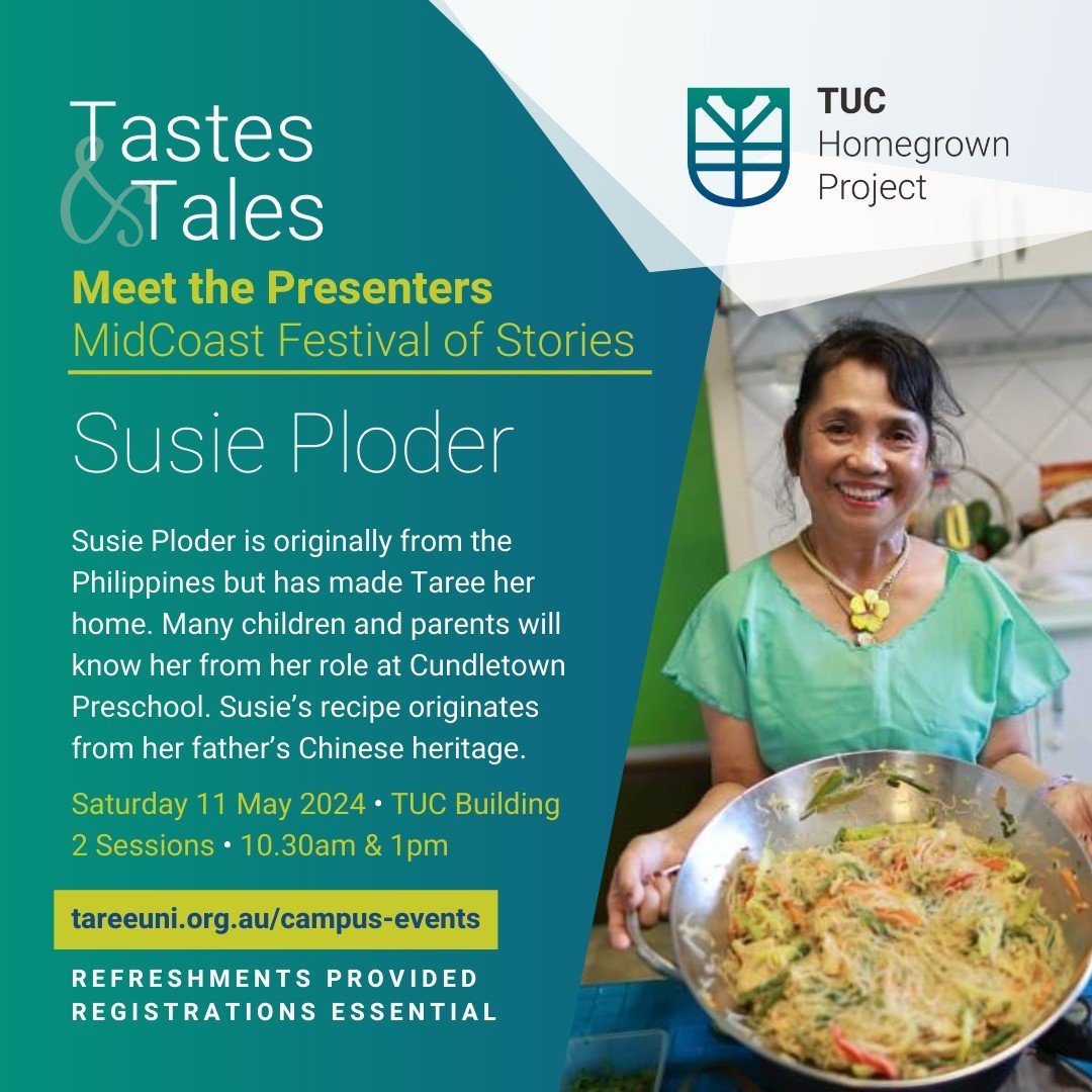 Meet the Presenter 🍽️ Susie Ploder⁠
⁠
Susie is originally from the Philippines but has made Taree her home. Many children and parents will know her from her role at Cundletown Preschool. Susie&rsquo;s recipe originates from her father&rsquo;s Chines