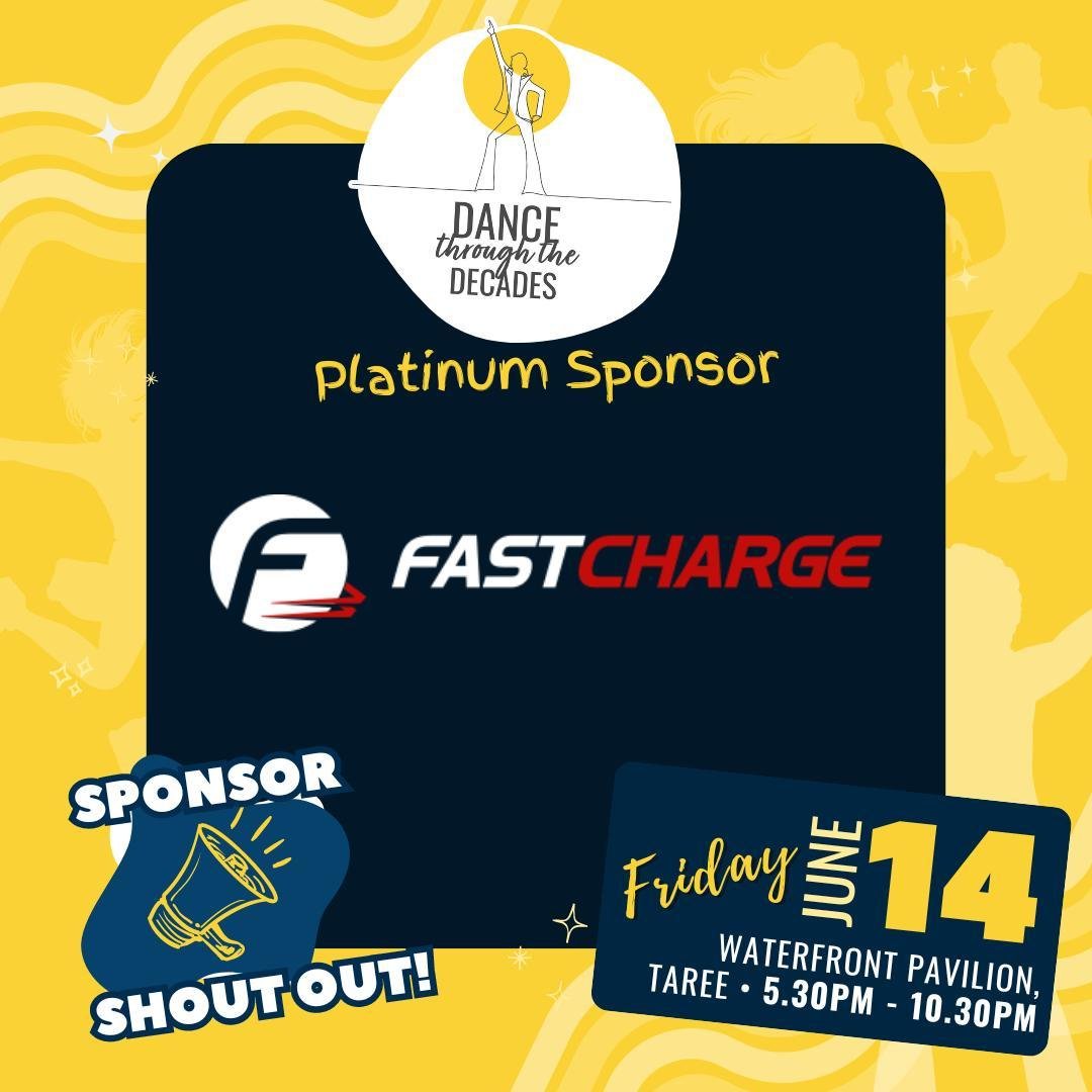 ⚡ We're electrified with gratitude for Fastcharge Australia, our Platinum Sponsor for the Dance Through the Decades Fundraiser! 🌟 ⁠
⁠
Your commitment to our community powers us forward, creating a lasting impact for generations to come. 🎶 ⁠
⁠
Let's