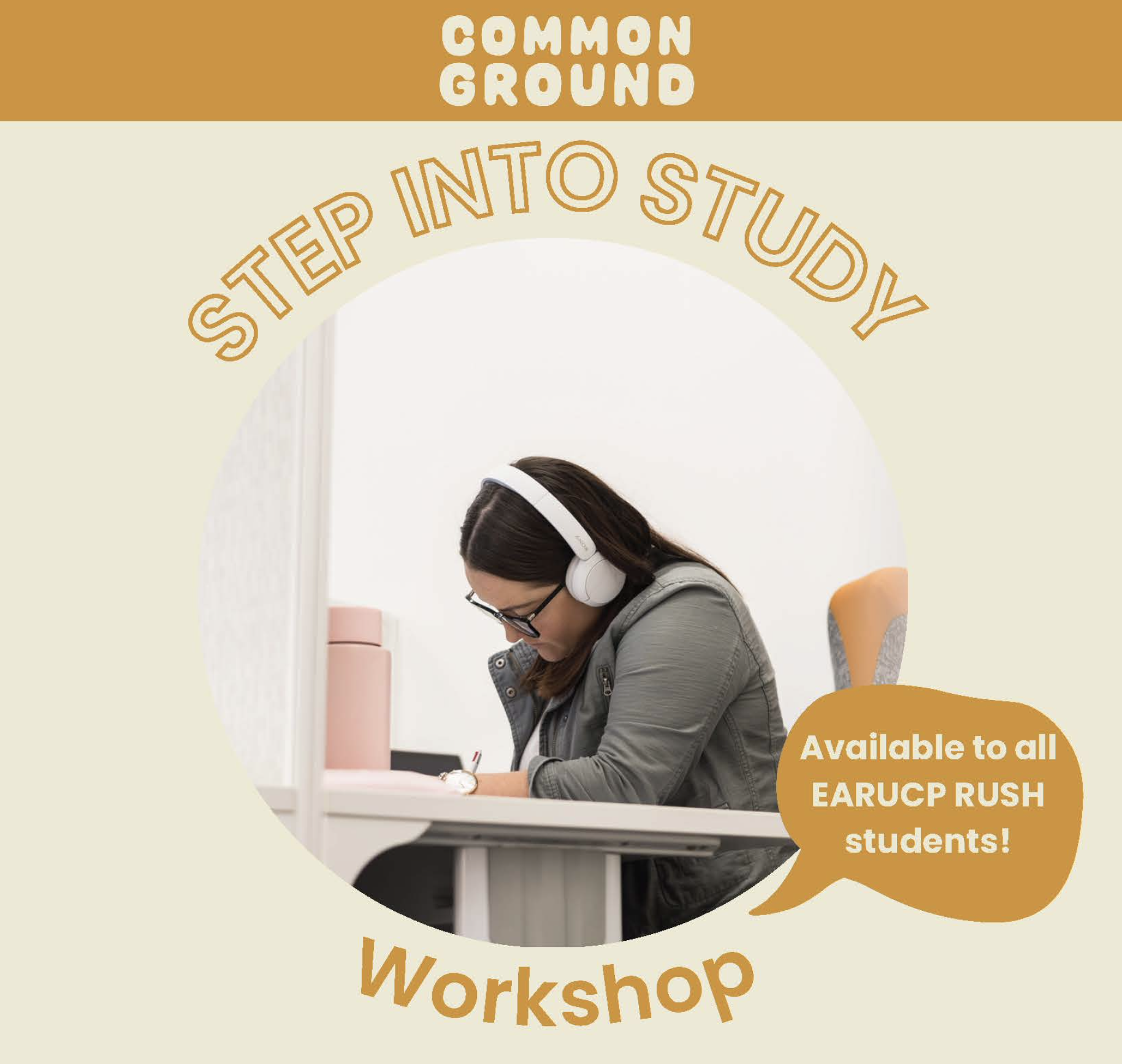  Join us for the Step into Study Workshop! 📚
