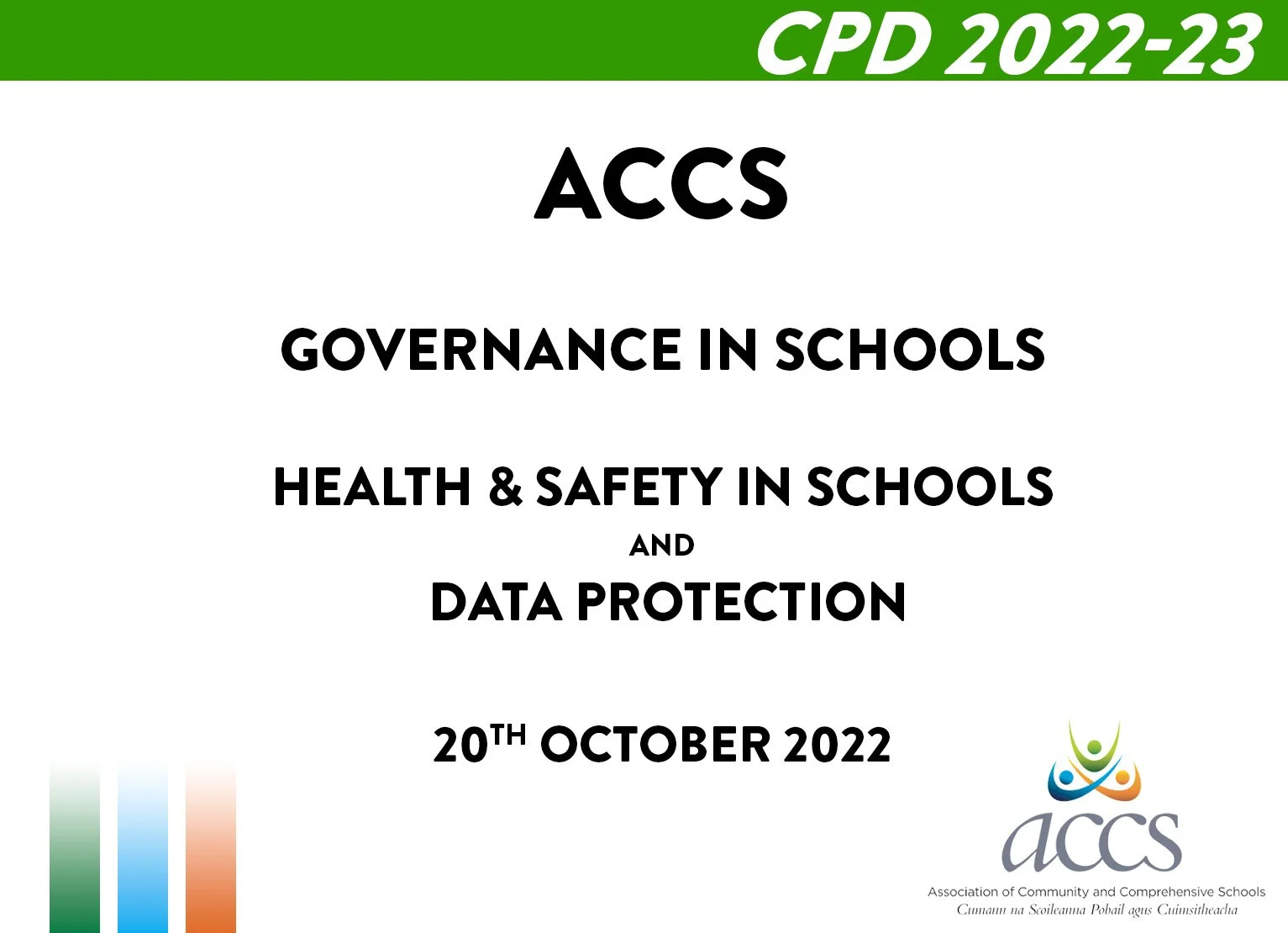 Governance in Schools Webinar – Health & Safety in Schools & Data Protection