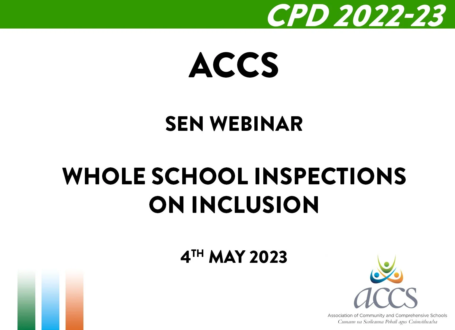 SEN Webinar - Whole School Inspections on Inclusion
