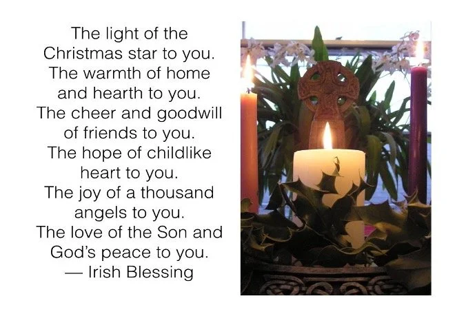 The Candle in the Window at Christmas