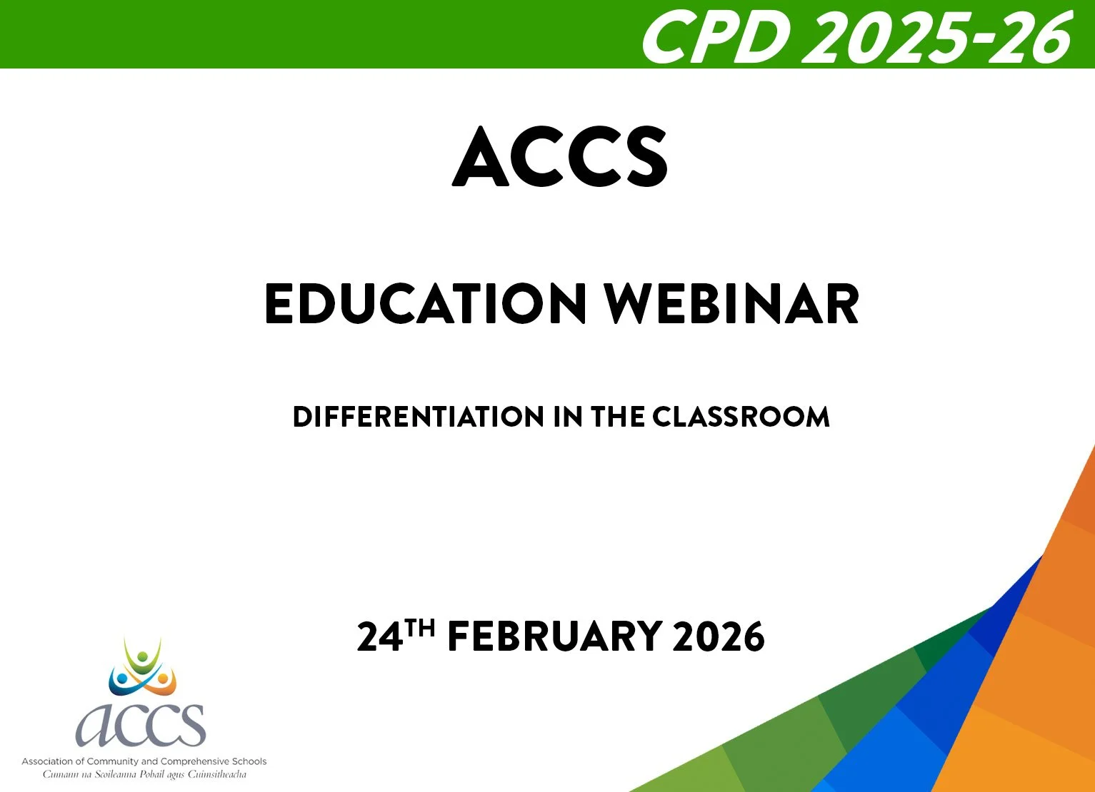 Education Webinar - Differntiation in the Classroom