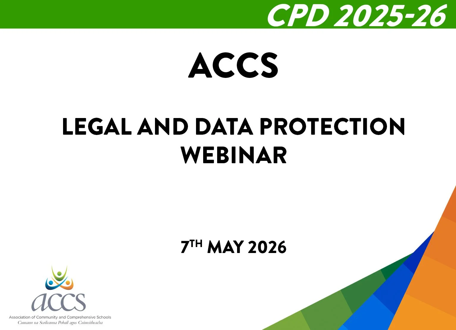 Legal and Data Protection Webinar