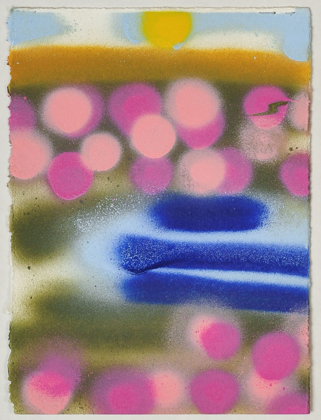  Spray Paint on Paper, 2019 