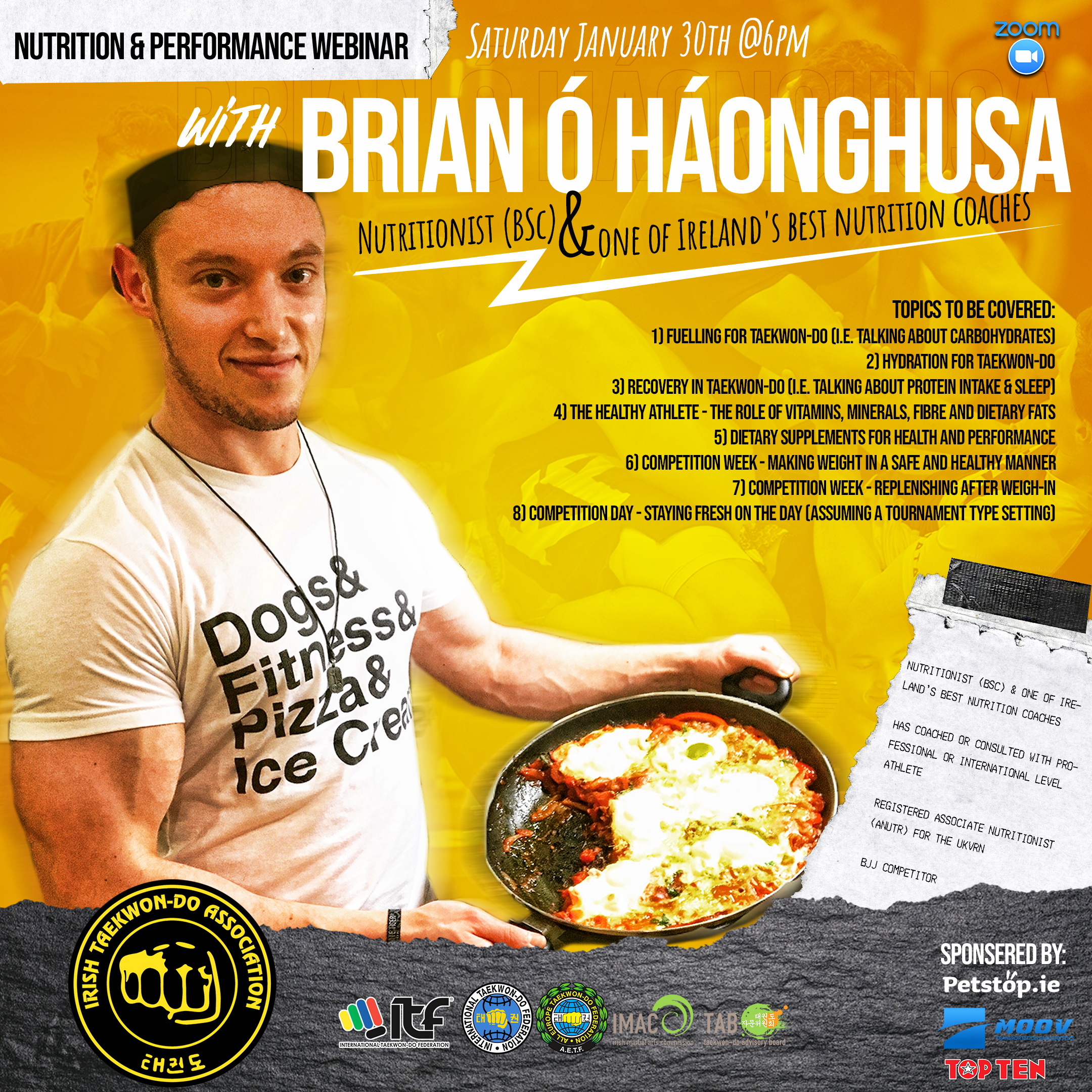 Nutrition &amp; Performance Webinar with Brian Ó hÁonghusa