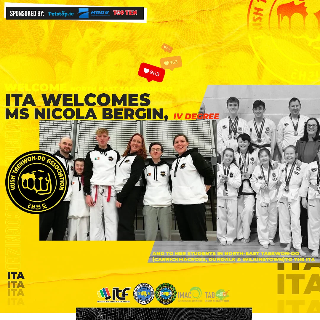 ITA Welcome Ms Bergin &amp; North-East TKD