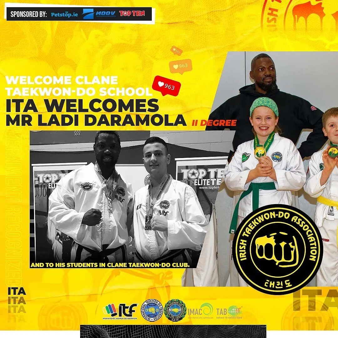 ITA Welcome Mr Ladi Daramola &amp; Clane TKD