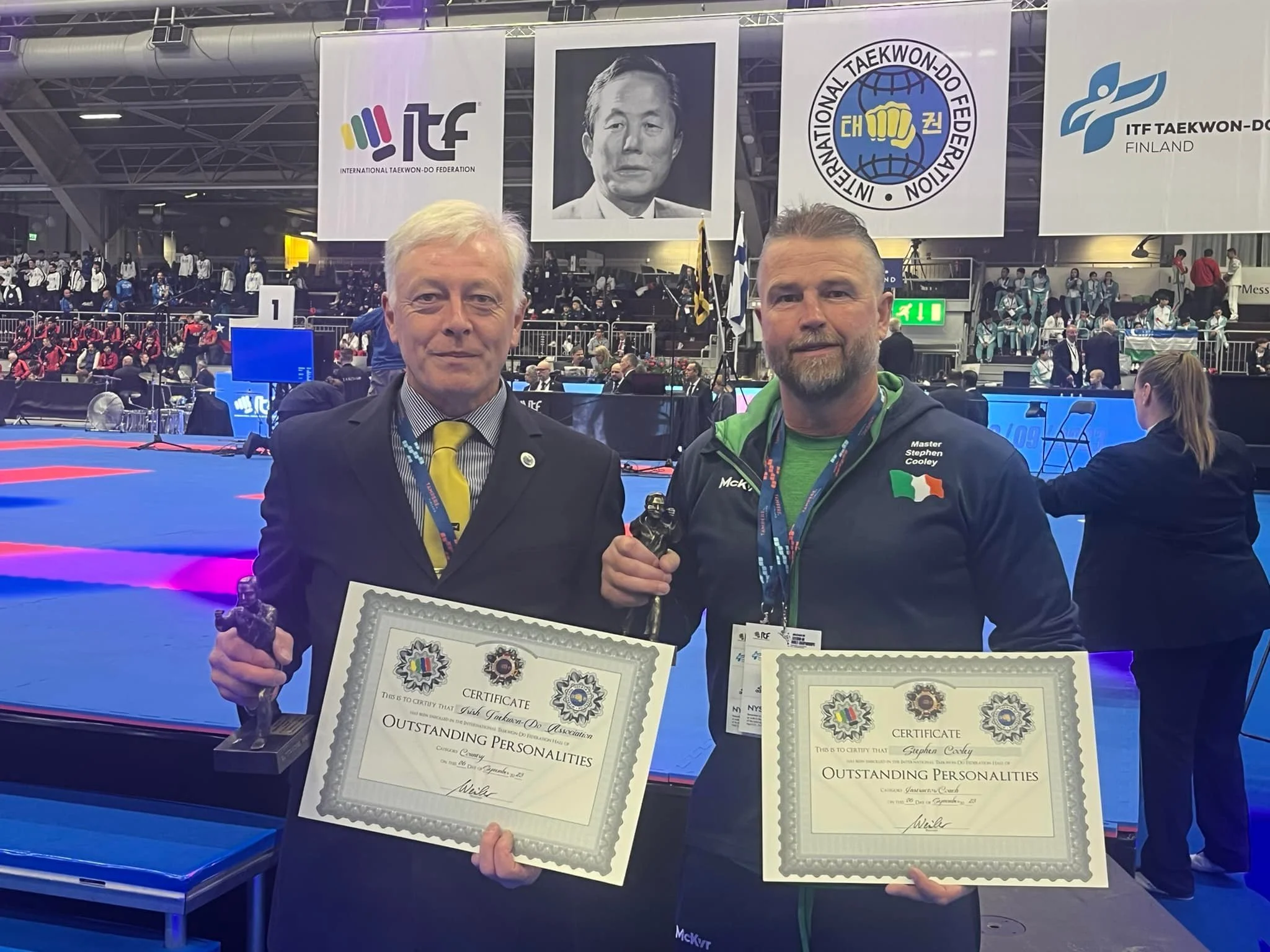 Master Cooley honoured as Outstanding Coach by ITF